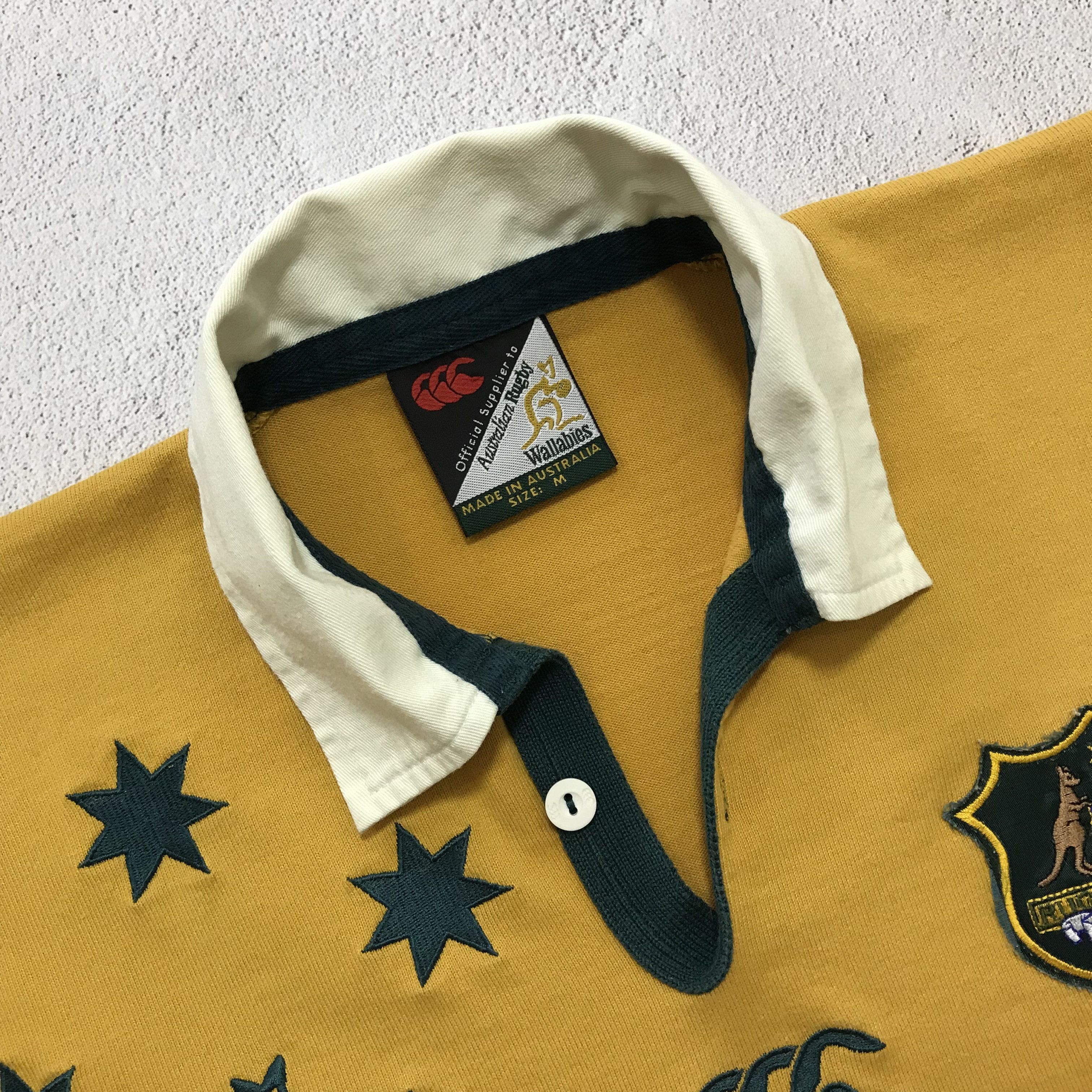 Canterbury of New Zealand Wallabies Australia Rugby 2000 Vintage Jersey Long Sleeve Size US M / EU 48-50 / 2 - 4 Thumbnail