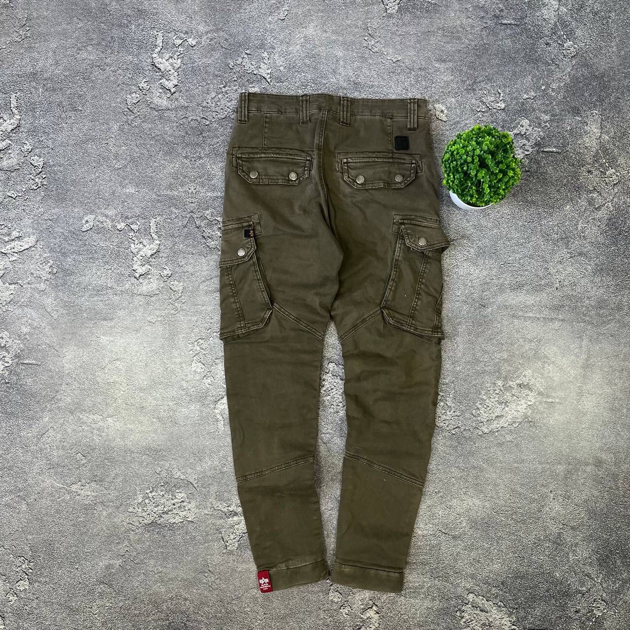 Vintage alpha industries usa military cargo combat pants Mens Size US 29 - 10 Thumbnail