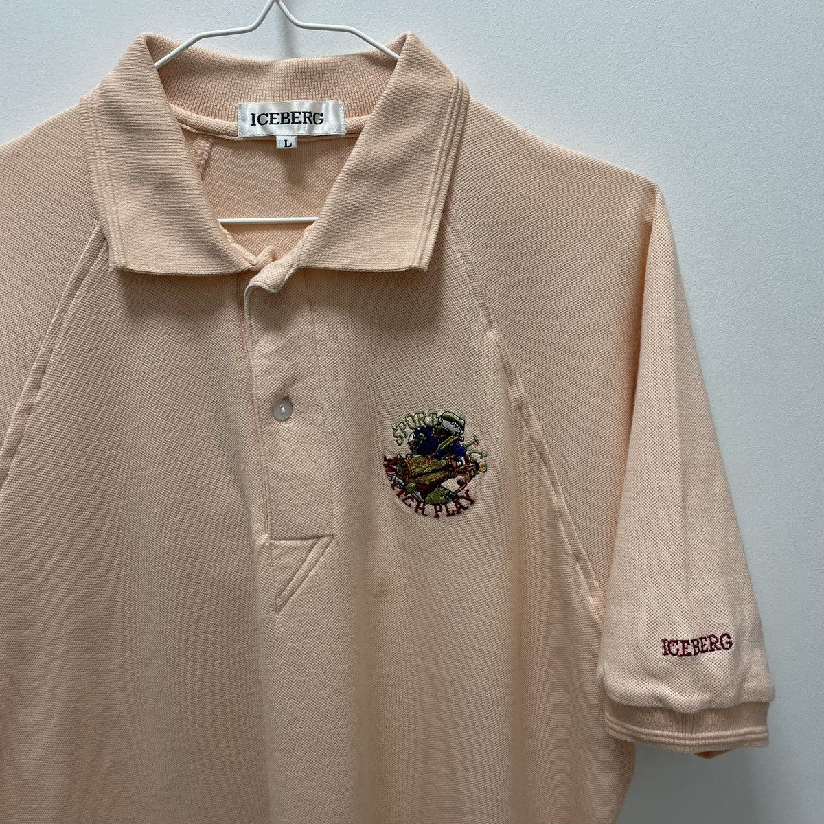 Iceberg Vintage Iceberg Sport Ice Match Play Polo Cartoon Size US L / EU 52-54 / 3 - 7 Thumbnail