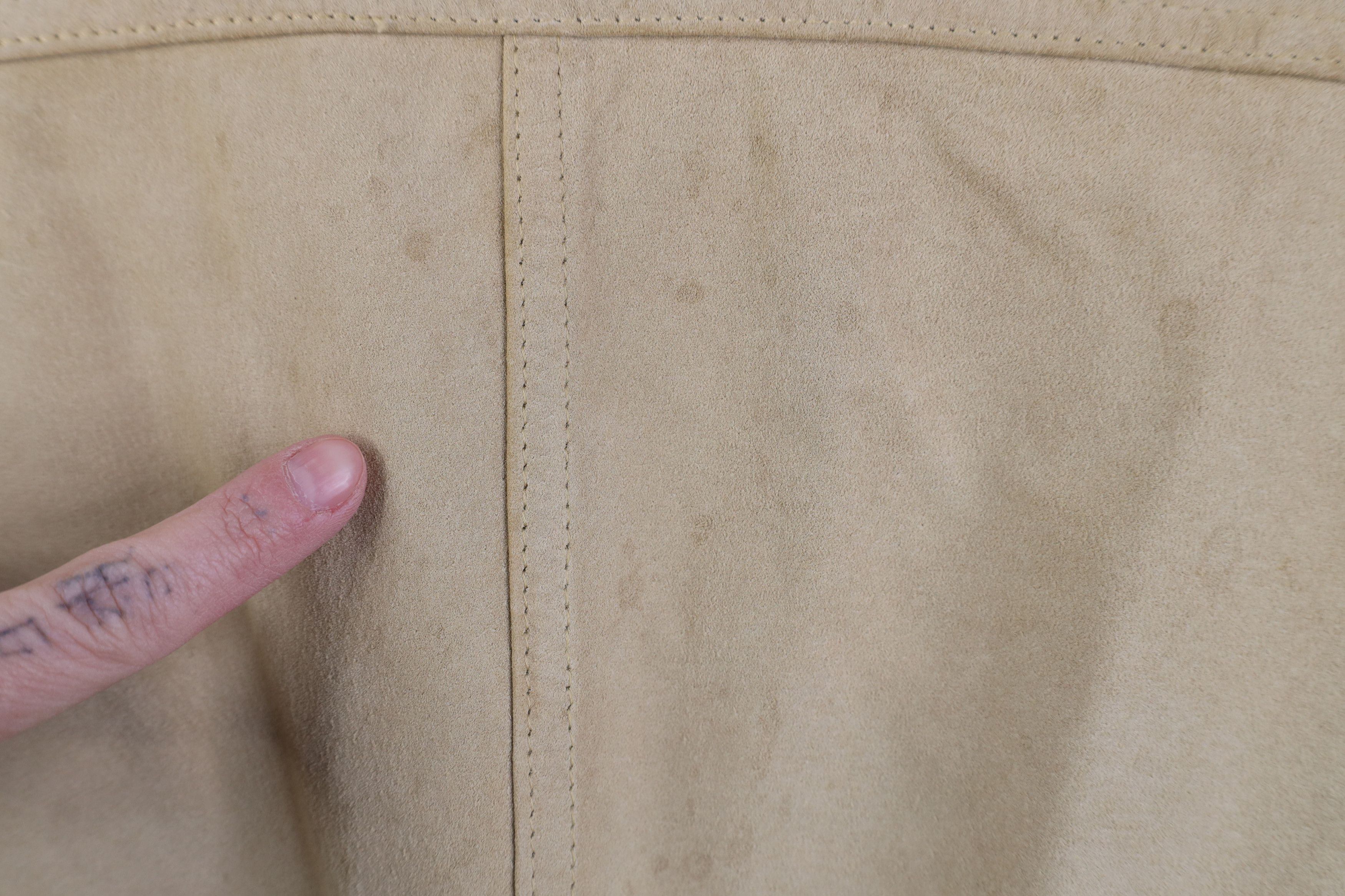 Vintage Vintage 90s Streetwear Suede Leather Shirt Jacket Jac Shirt Size XL / US 12-14 / IT 48-50 - 12 Thumbnail