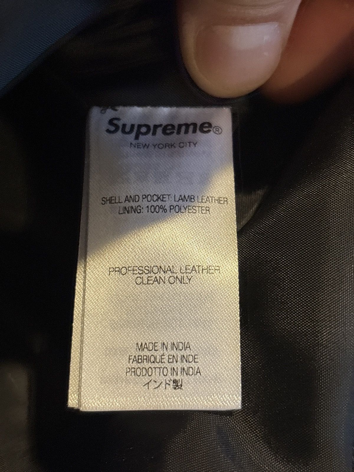 Supreme Supreme leather cargo vest black small Size US S / EU 44-46 / 1 - 4 Thumbnail