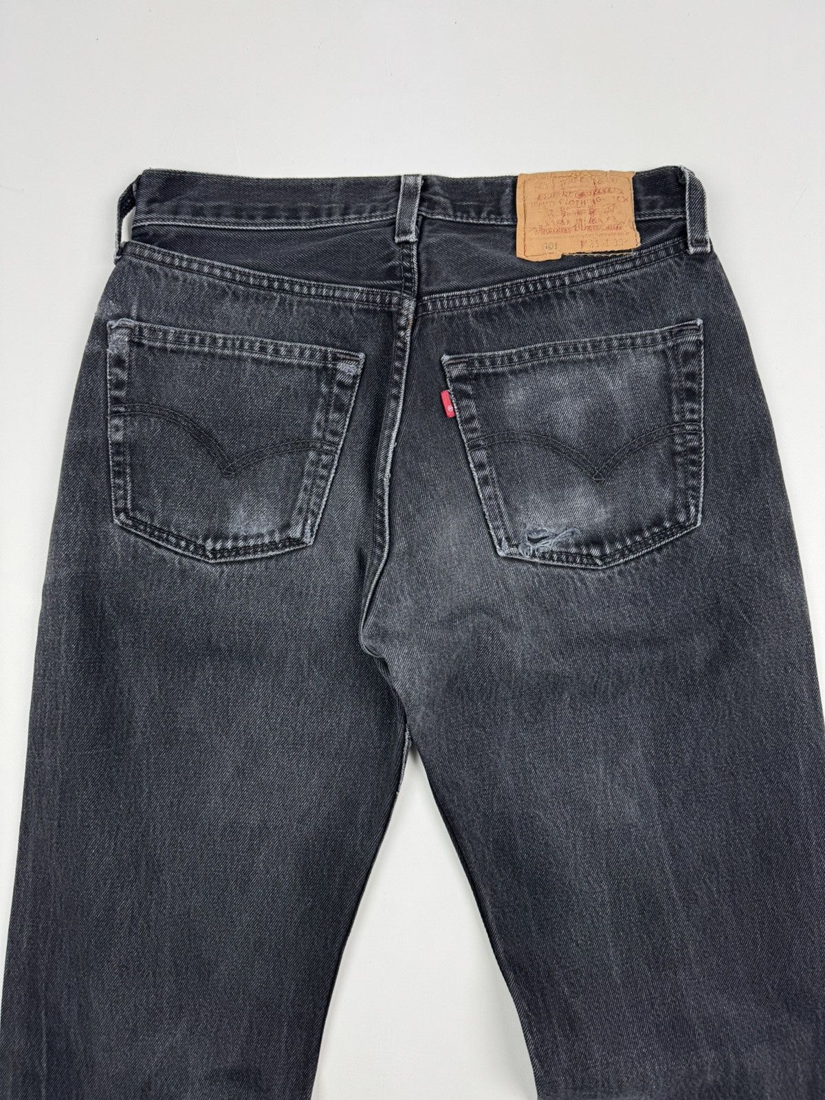 Levi's 1990’s Vintage Distressed Levi’s 501 Washed Gray Jeans Pants Size US 31 - 14 Thumbnail