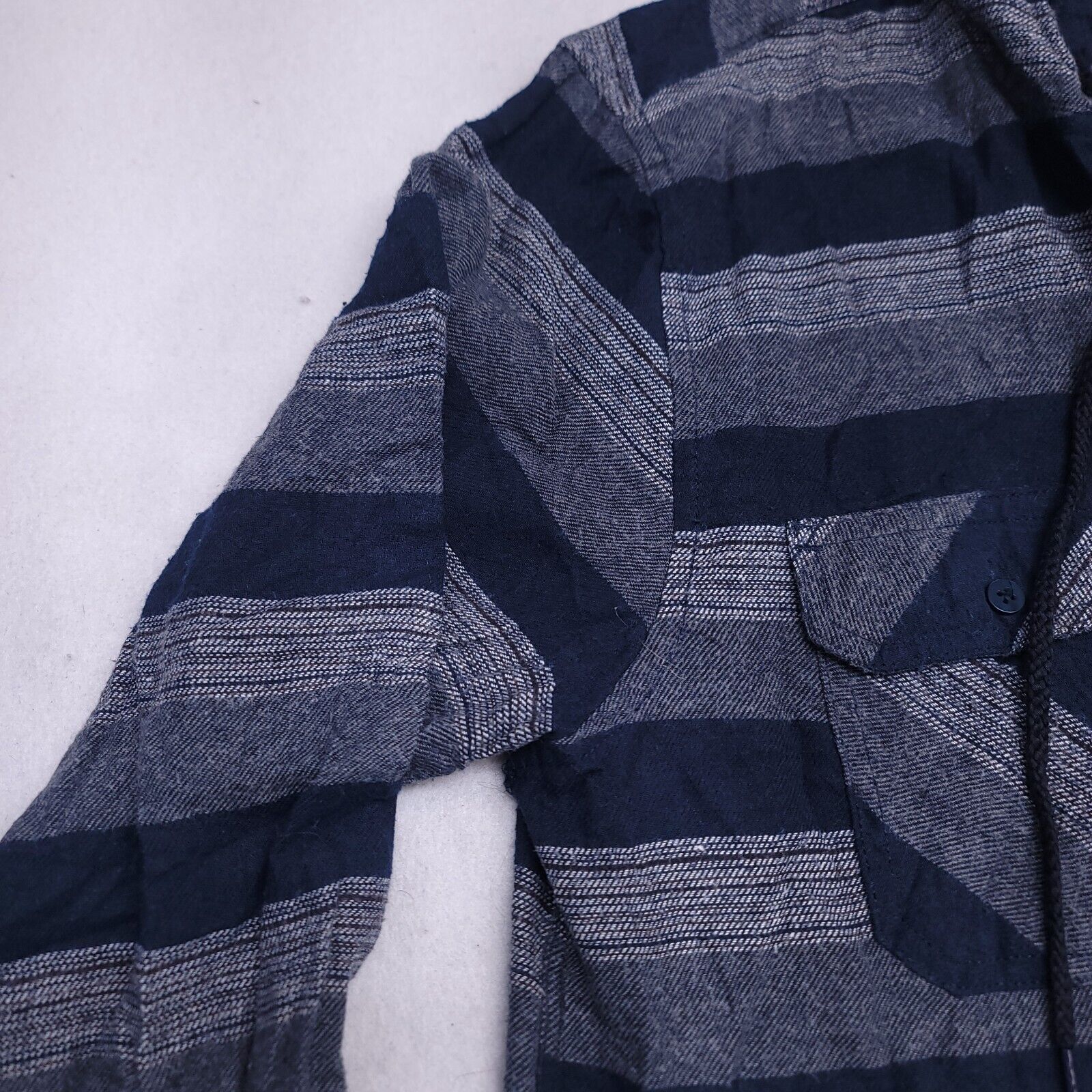 Rsq RSQ Casual Button Up Hoodie Mens Size Extra Large XL Gray Size US XL / EU 56 / 4 - 4 Thumbnail