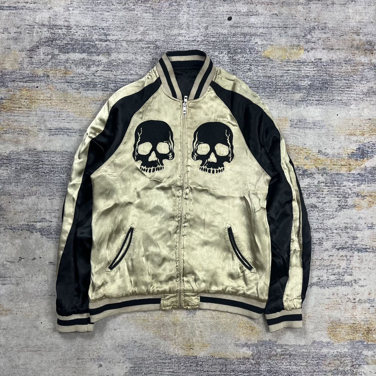 Kapital Back street crawler skeleton rayon souvenir sukajan jacket Size US M / EU 48-50 / 2 - 3 Thumbnail