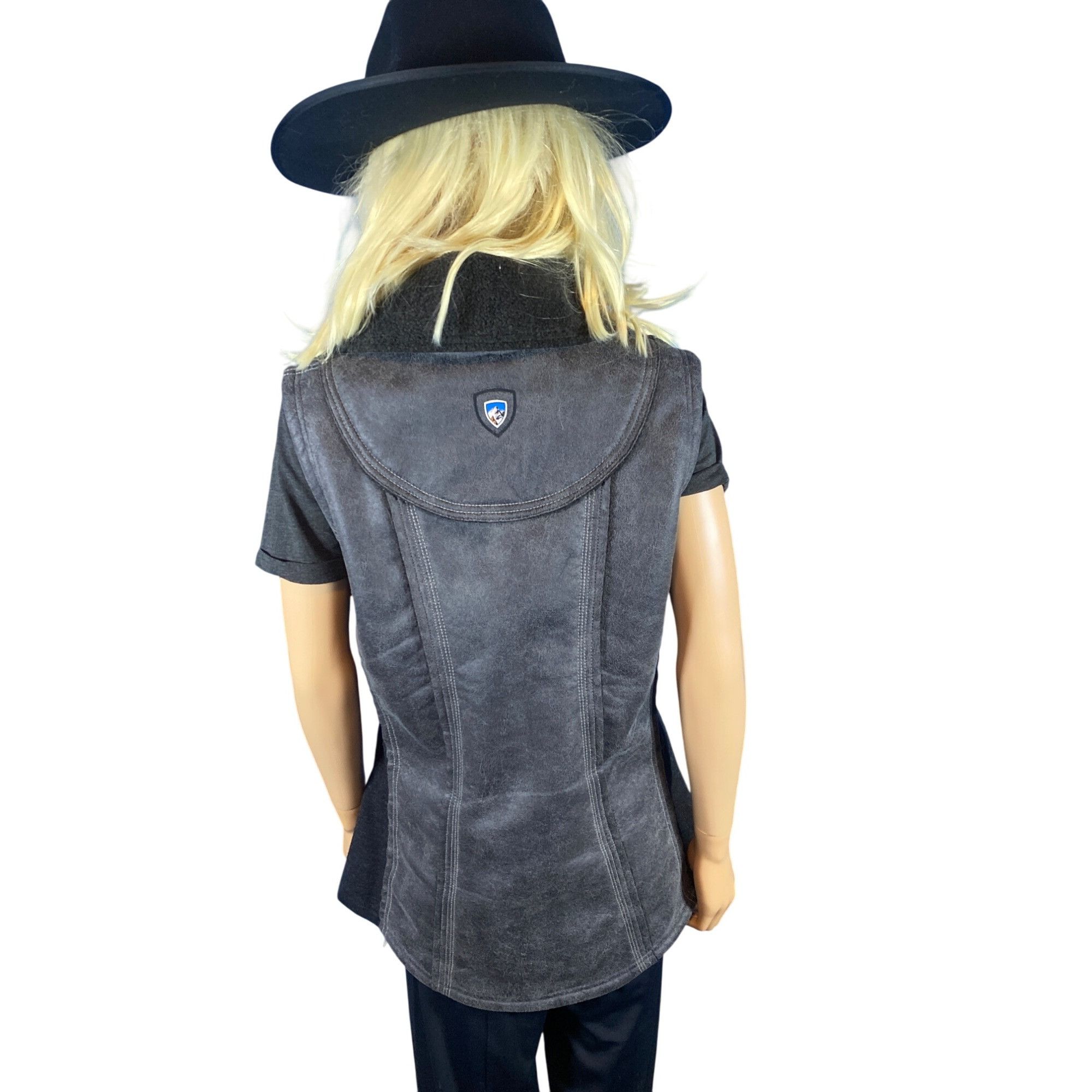 Kuhl NWT KUHL Women's Medium Raven Gray Black Dani Sherpa Vest It Size M / US 6-8 / IT 42-44 - 3 Thumbnail