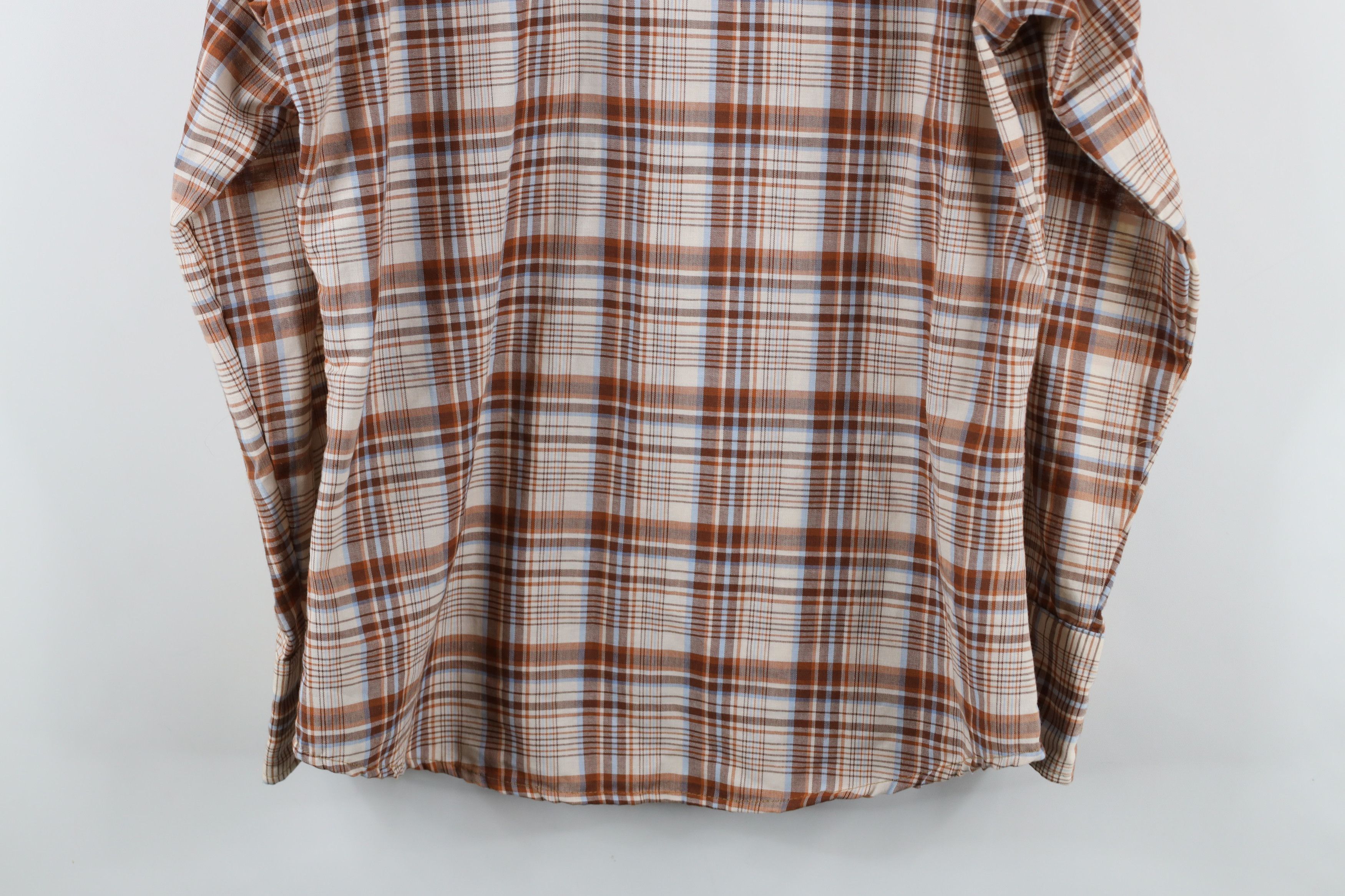 Vintage Vintage 60s 70s Big Mac Snap Button Collared Shirt Plaid USA Size US L / EU 52-54 / 3 - 13 Thumbnail