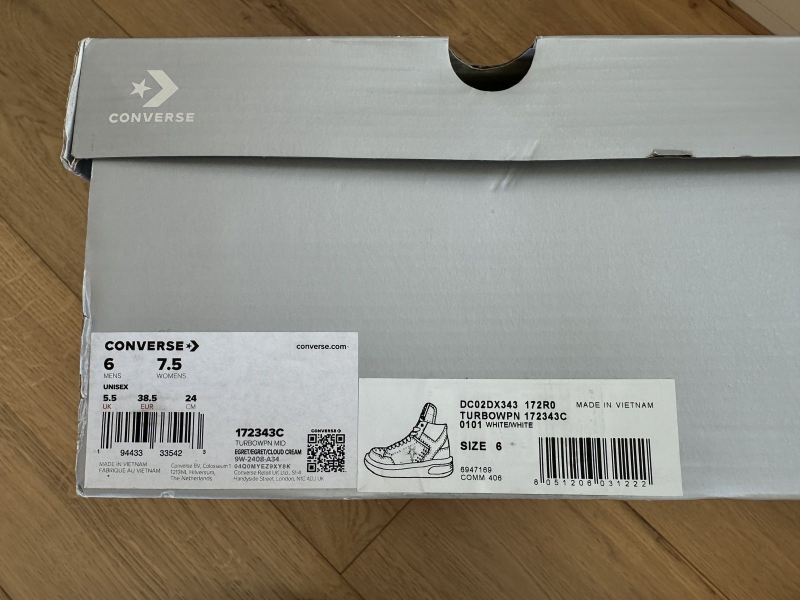 Converse × Rick Owens Drkshdw Rick Owens DRKSHDW x Converse TURBOWPN Platform Sneakers Size US 6 / EU 39 - 10 Thumbnail