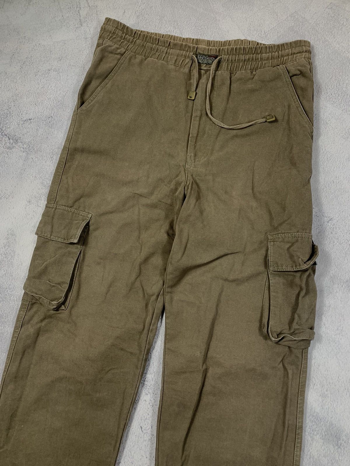 Japanese Brand × Vintage Vintage Y2K wide cargo pants workwear style Size US 34 / EU 50 - 2 Thumbnail