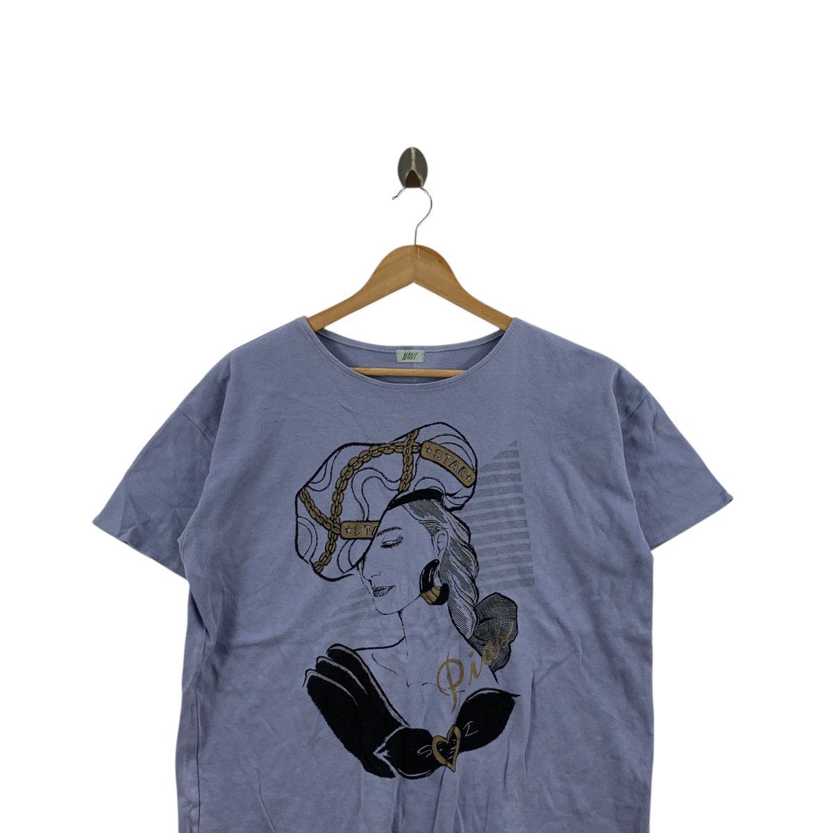 Vintage Vintage NANE PIAS PARIS High Couture Artwork Tee Shirt Top Size M / US 6-8 / IT 42-44 - 2 Thumbnail