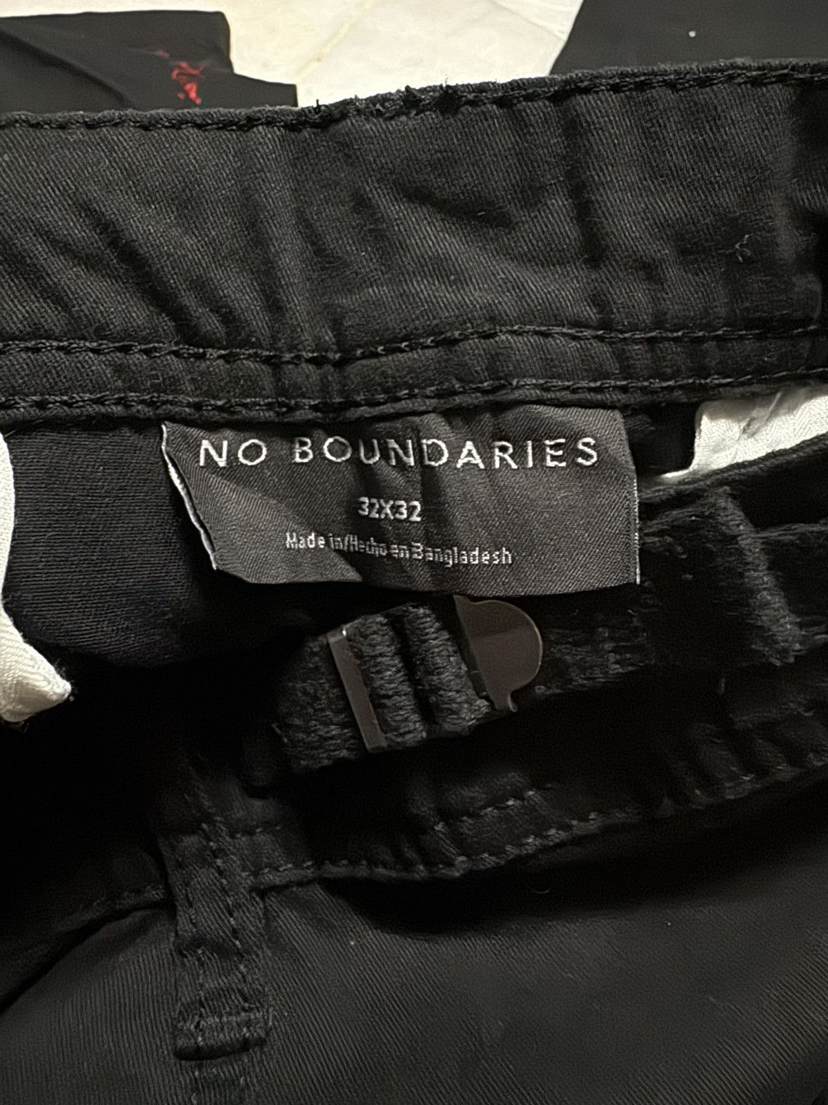 20471120 💥RARE💥NO BOUNDARIES PUNK POEM BONDAGE PARACHUTE CARGO TRAVIS Size US 33 - 10 Thumbnail