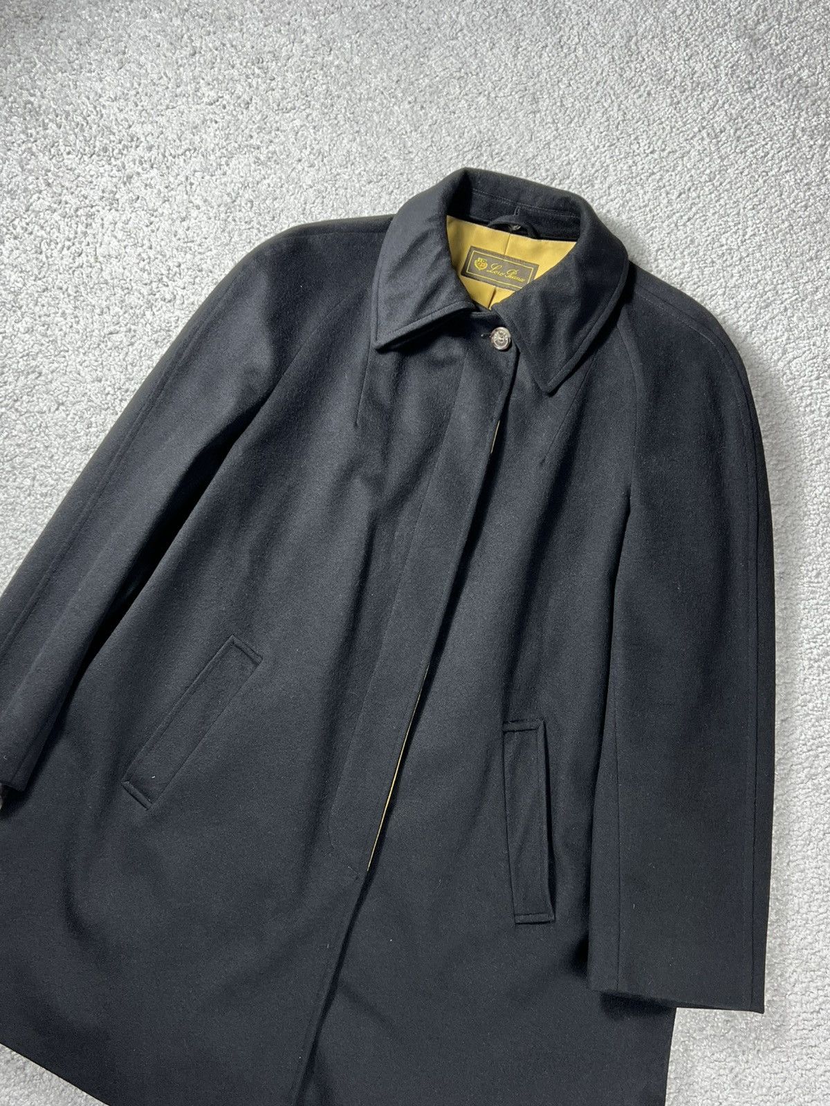 Loro Piana Loro Piana Black Cashmere Coat Size S Size US S / EU 44-46 / 1 - 3 Thumbnail