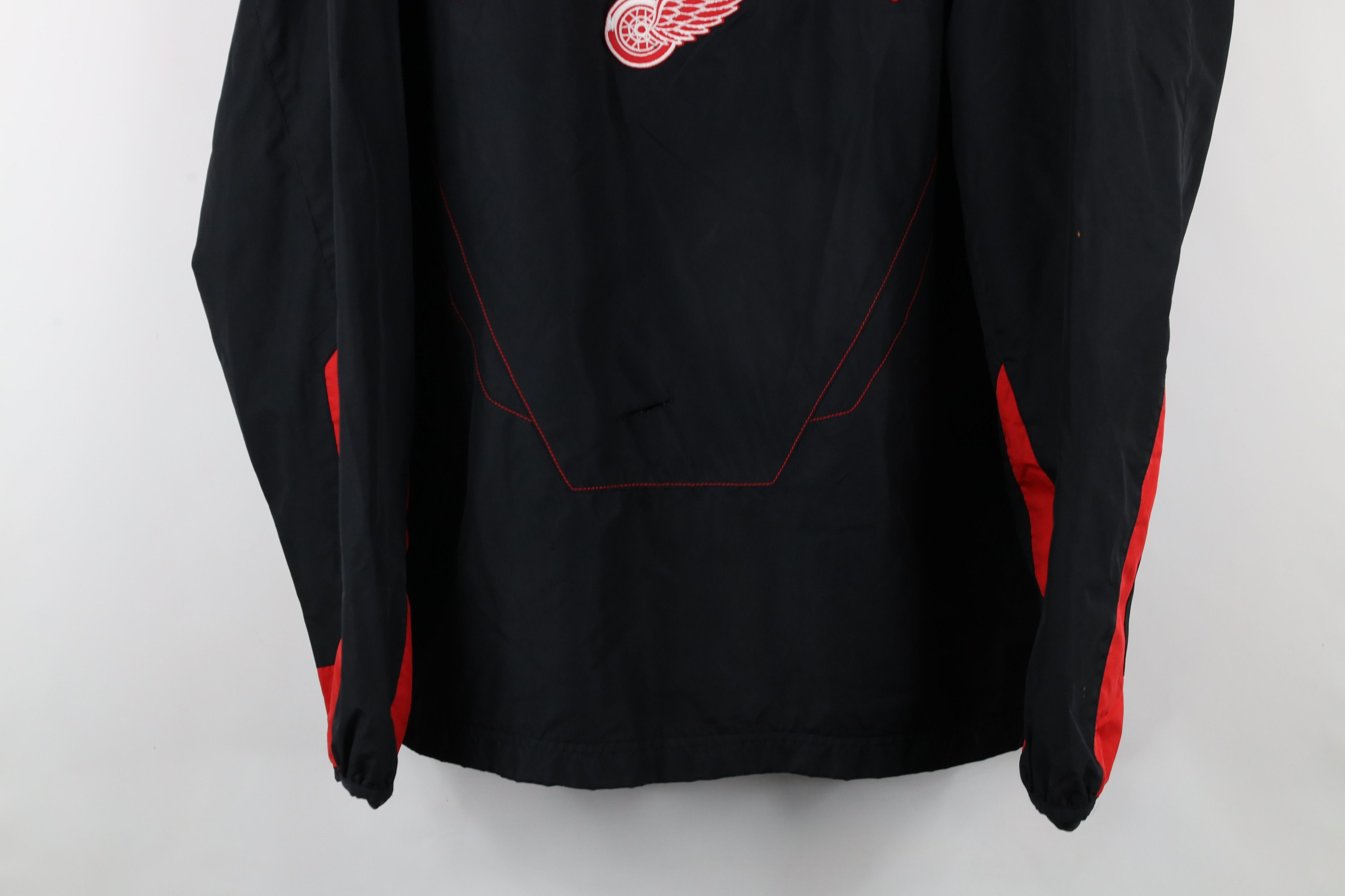 Reebok × Vintage Vintage Reebok Detroit Red Wings Hockey Half Zip Jacket Size US L / EU 52-54 / 3 - 3 Thumbnail