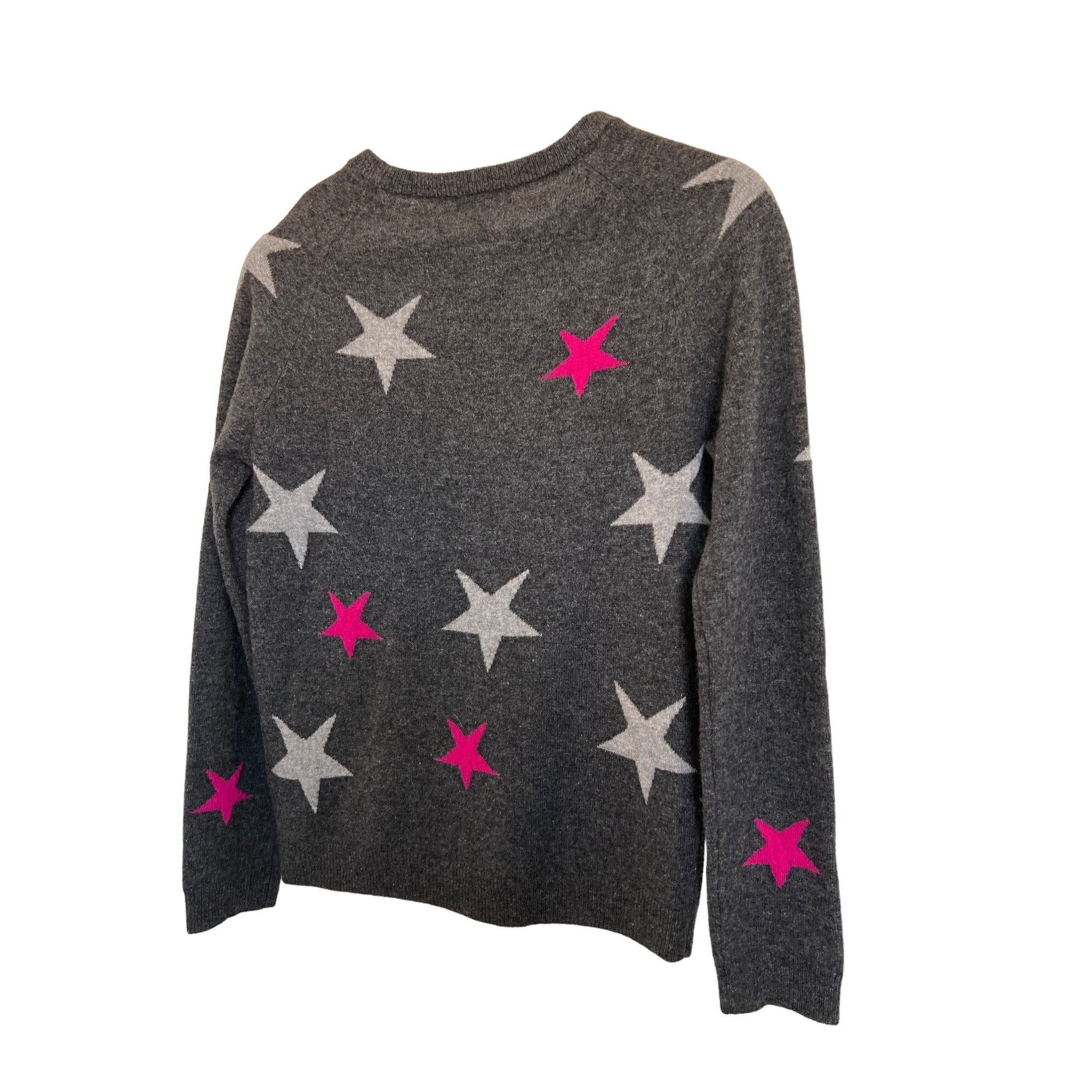 Other Philosophy Cashmere Heather Charcoal Star Print Sweater Size S / US 4 / IT 40 - 6 Thumbnail