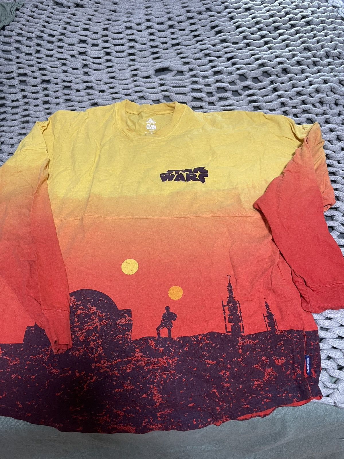 image of Disneyland Spirit Jersey : Tatooine Edition in Red/Yellow, Men's (Size Small)