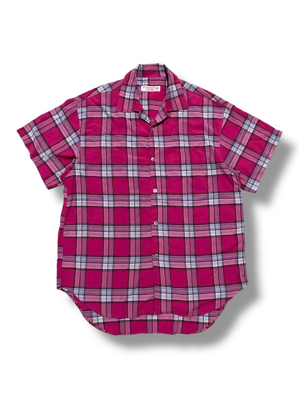 45rpm 45rpm Open Collar Plaid Shirt Size US L / EU 52-54 / 3 - 1 Thumbnail