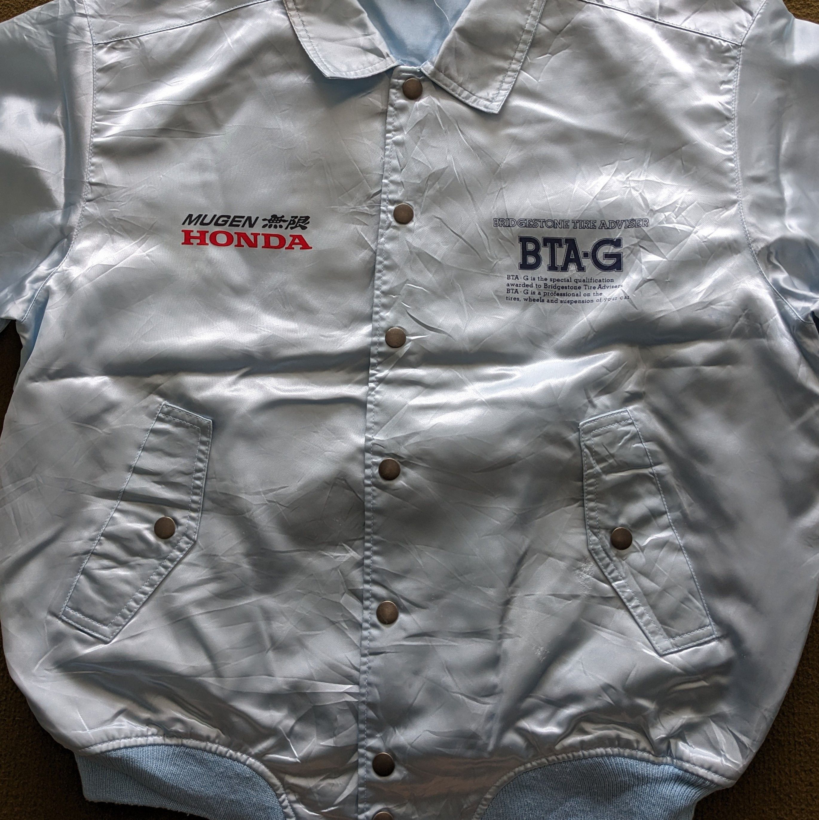 Vintage Vintage MUGEN HONDA Motorsports Racing Custom Bomber Jacket Size US XL / EU 56 / 4 - 4 Thumbnail