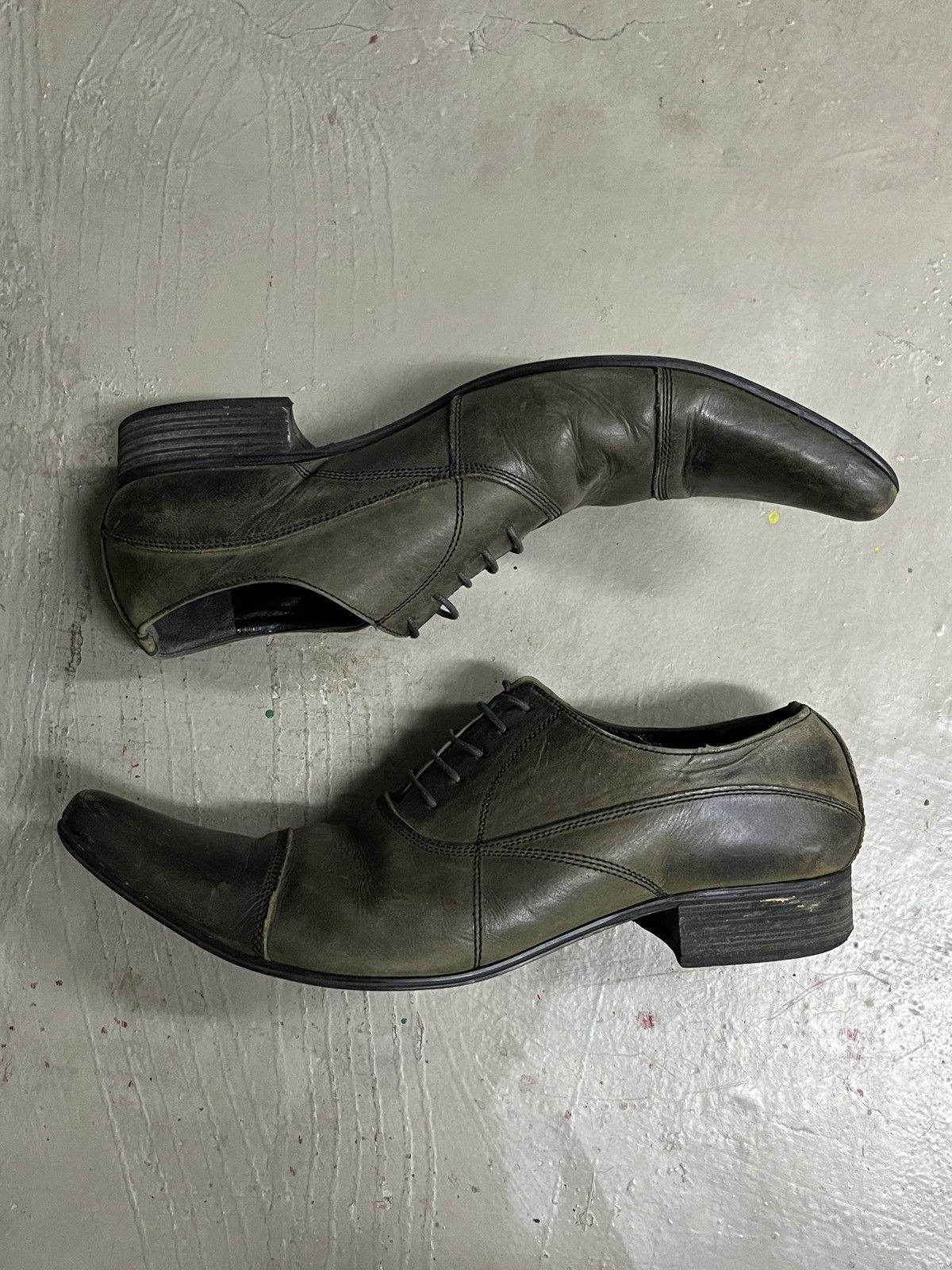 KMRii WHOOP-DE-DOO Opium Guidi Pointed Toe Style LEATHER BOOTS Size US 8 / EU 41 - 6 Thumbnail