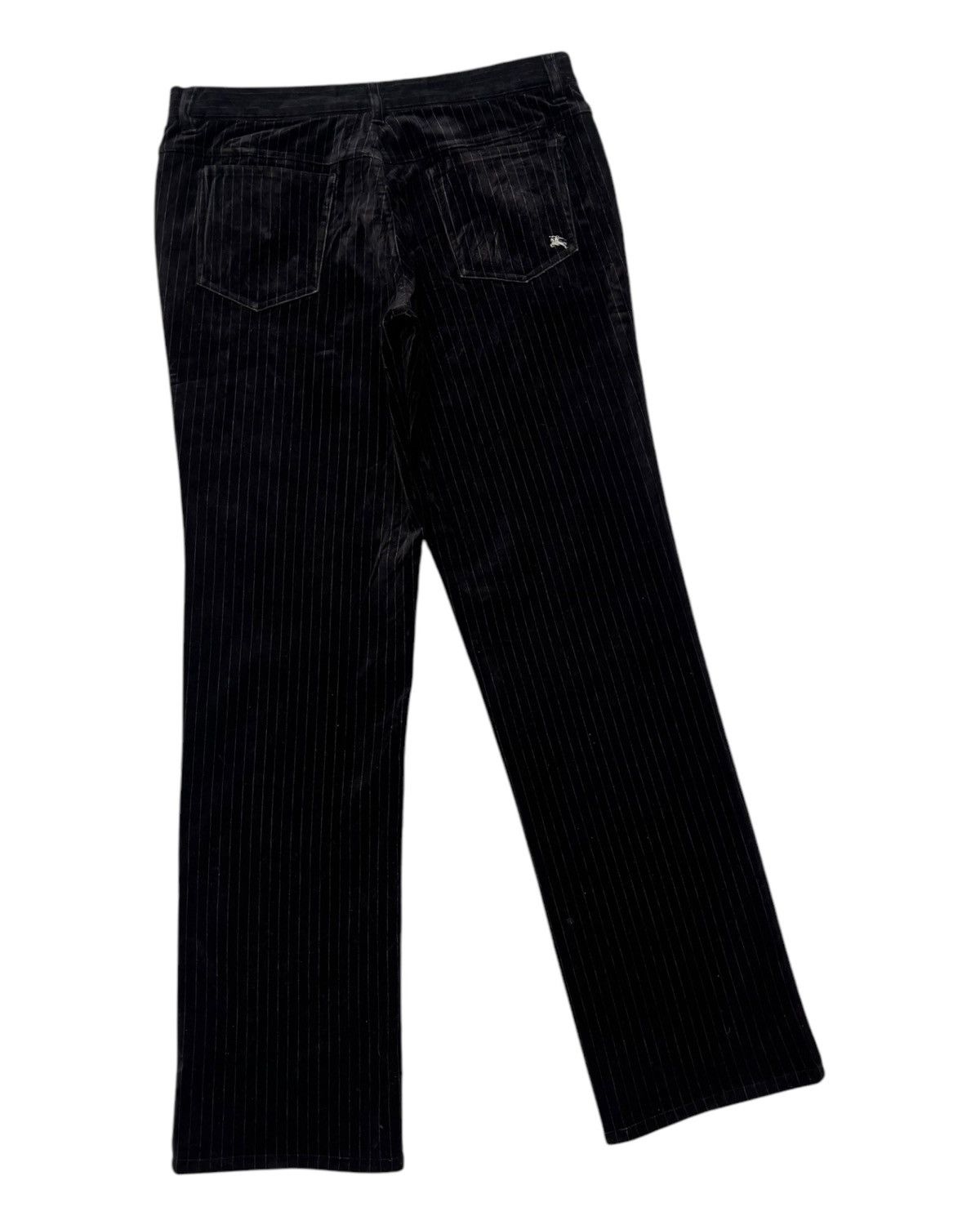 Burberry BURBERRY BLACK LABEL STRIPE VELVET TROUSER PANTS Size US 32 / EU 48 - 6 Thumbnail