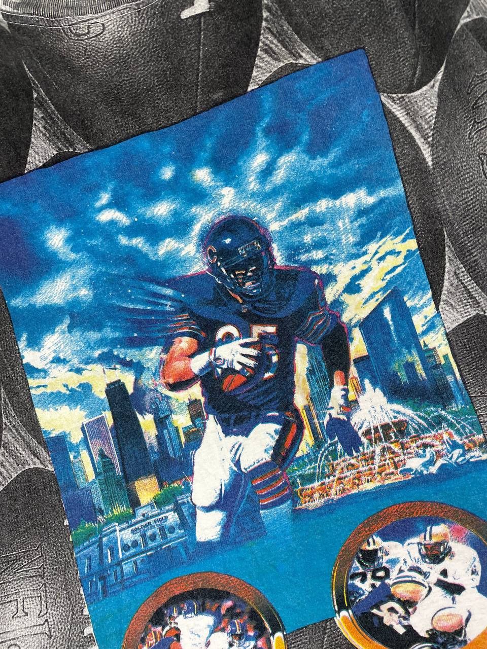 NFL Vintage NFL 90s AOP All Over Print T Shirt USA Size US XL / EU 56 / 4 - 7 Thumbnail