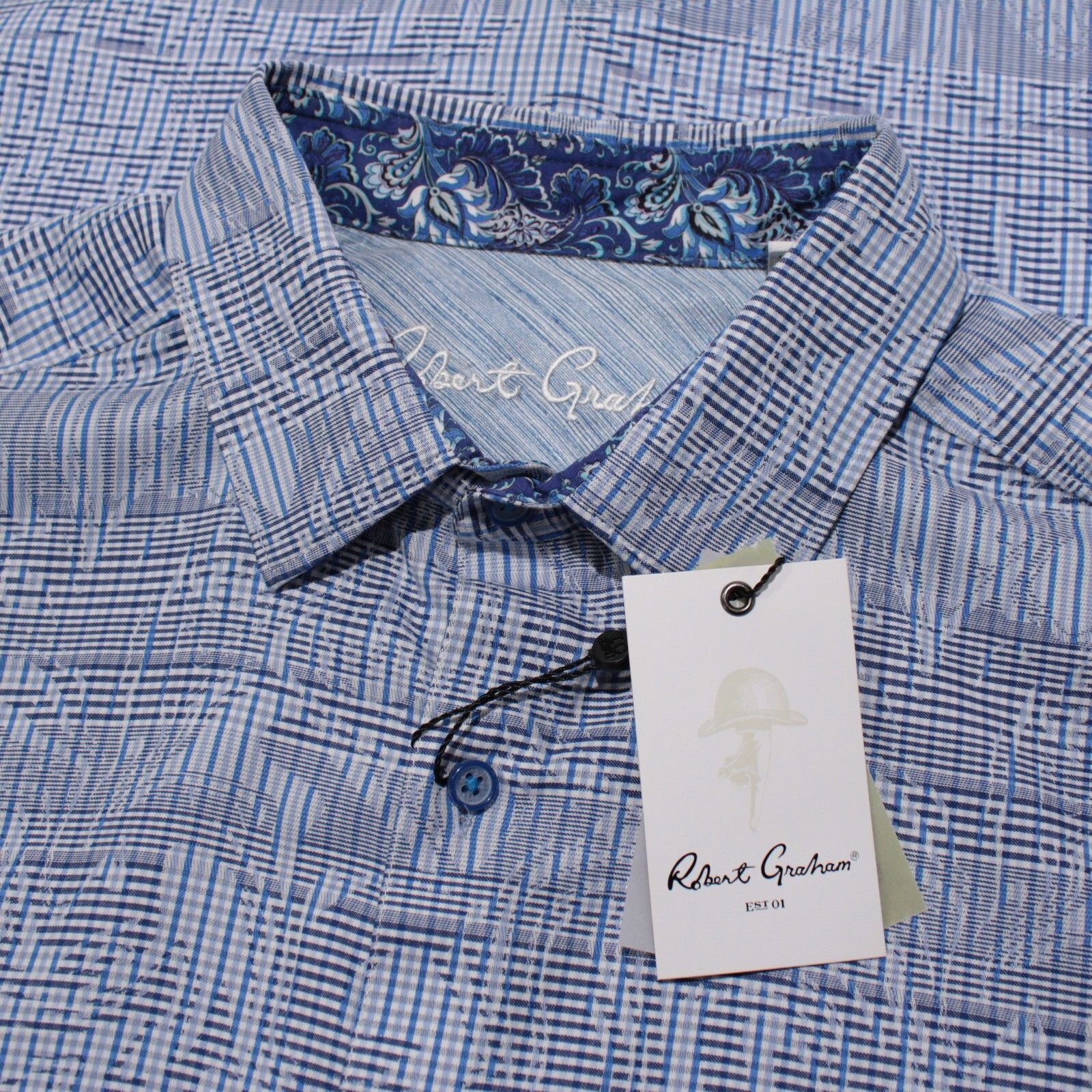 Robert Graham Robert Graham New with tags Shirt Size XL US In Blue Size US XL / EU 56 / 4 - 1 Thumbnail