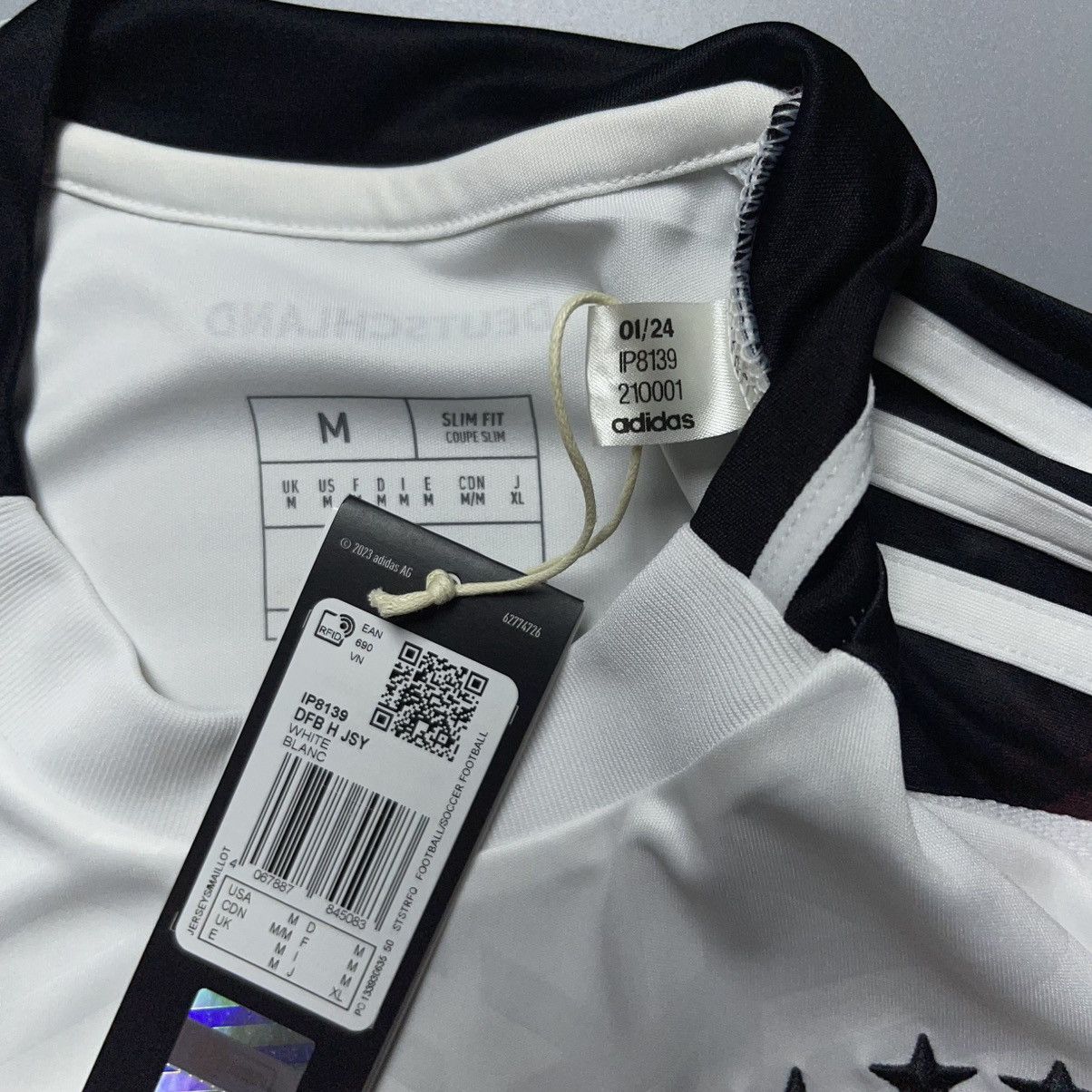 Adidas × Vintage NWT GERMANY ADIDAS 2024 EURO FOOTBALL HOME JERSEY #8 KROOS Size US M / EU 48-50 / 2 - 6 Thumbnail
