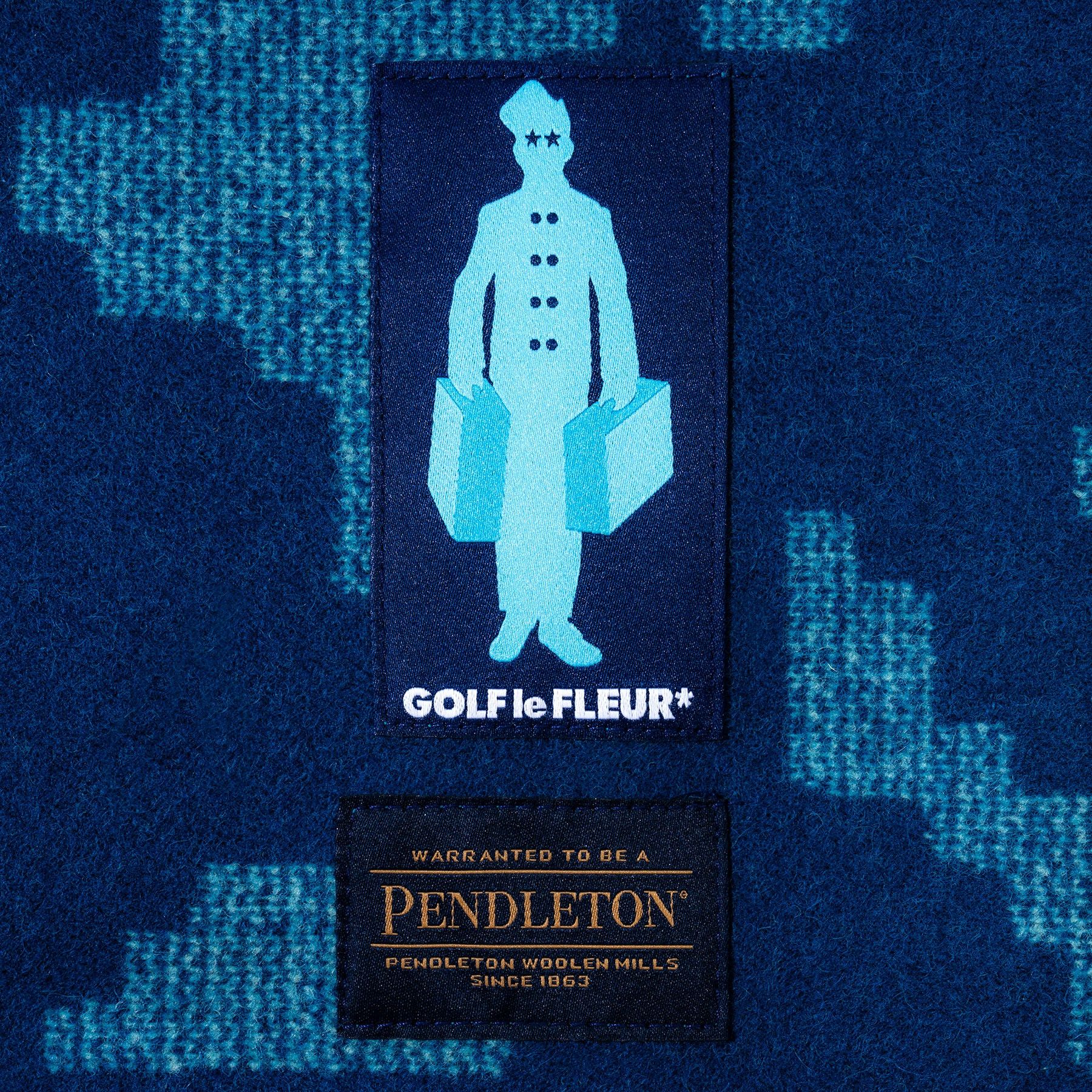 Golf le Fleur 💚 Golf Le Fleur x Pendleton Fleur Camo Jacquard Blanket NEW Size ONE SIZE - 6 Thumbnail