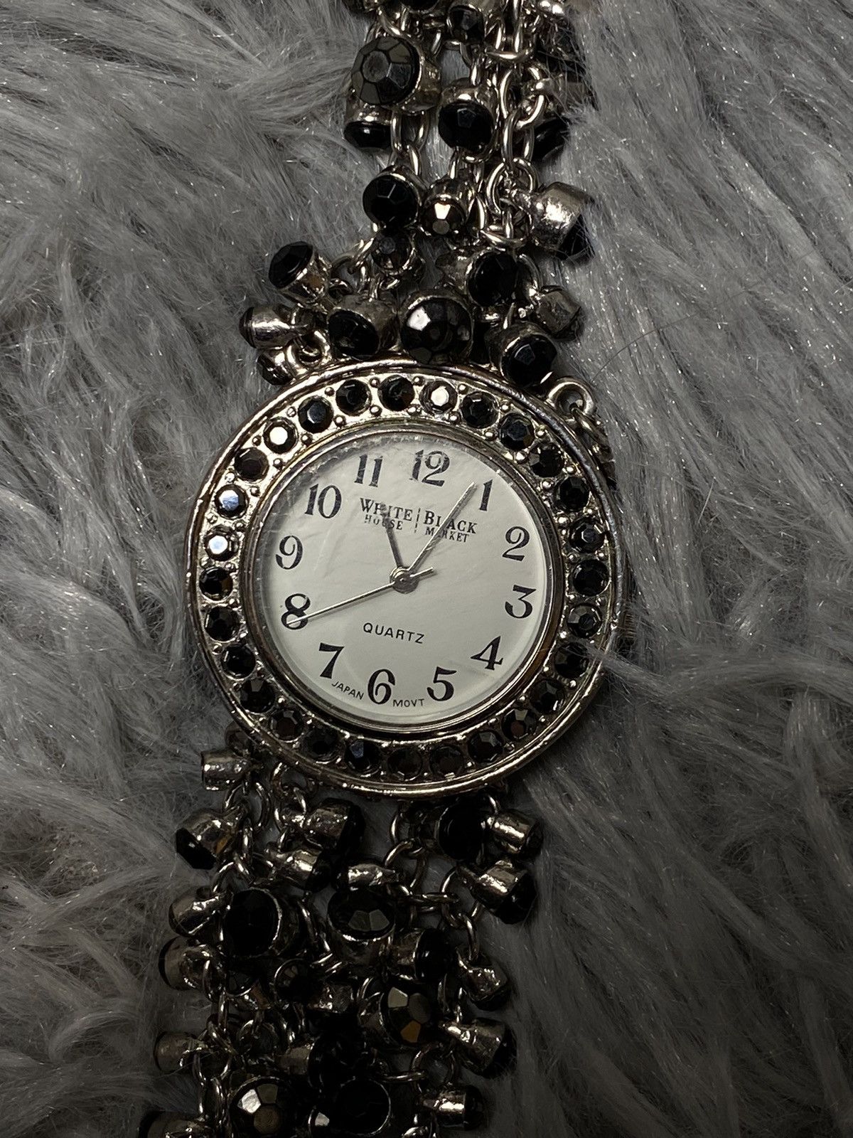 Japanese Brand × Jewelry × Vintage White Black House Market Bracelet Watch Japanese Brand Size ONE SIZE - 6 Thumbnail