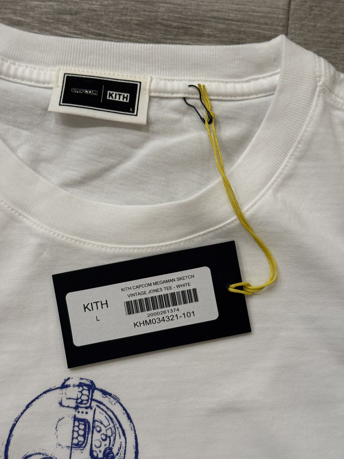 Kith KITH Marvel vs. Capcom Mega Man Sketch Vintage Tee White L Size US L / EU 52-54 / 3 - 8 Thumbnail