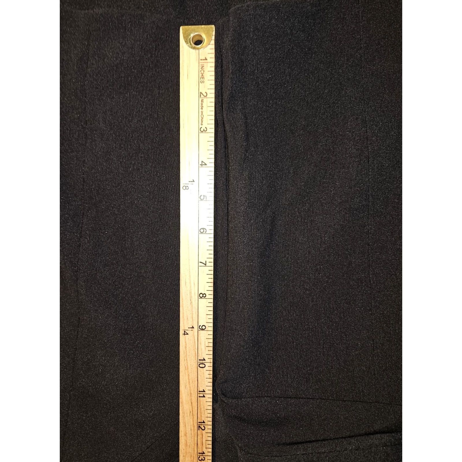 Boston Proper Boston Proper Pants Women's Large Black Wide-Leg Slit Preppy Dress Pants Size 36" / US 14 / IT 50 - 5 Thumbnail