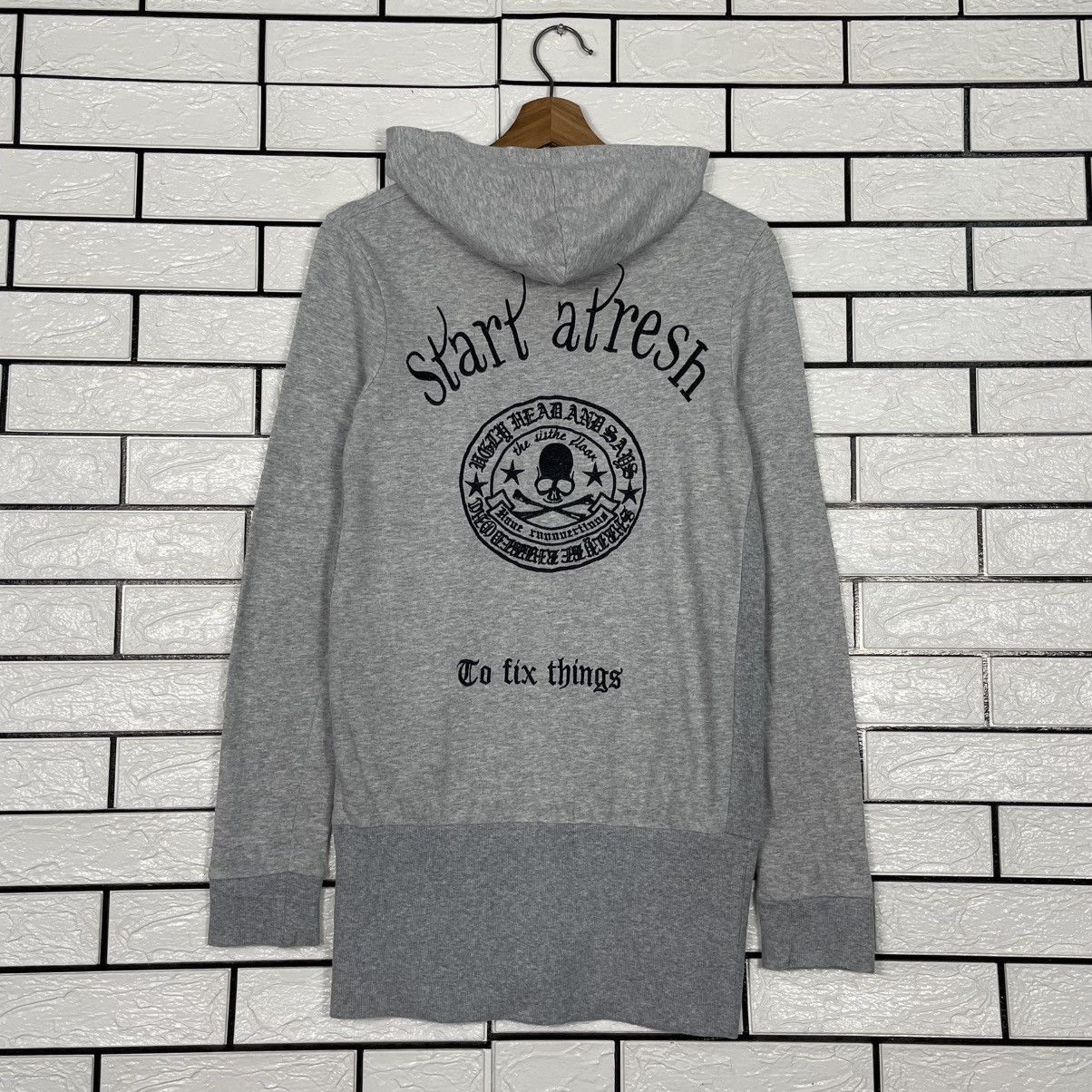 Japanese Brand Japanese Brand MKR Start Atresh Long Hoodie Size XS / US 0-2 / IT 36-38 - 7 Thumbnail