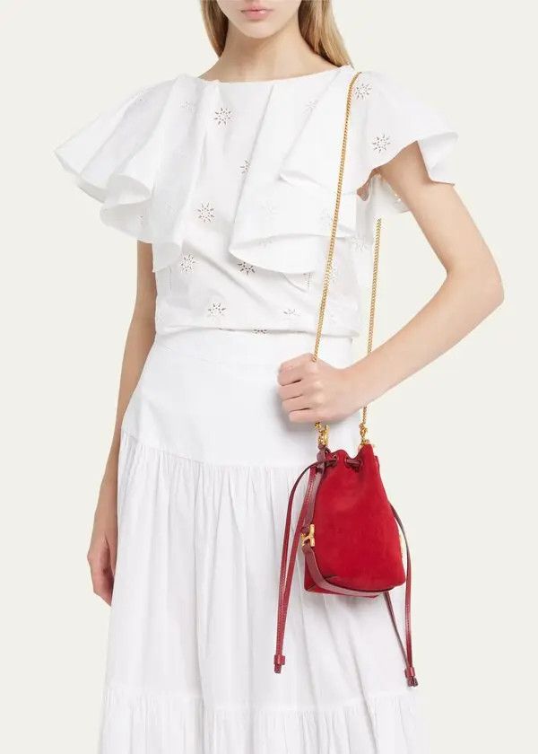 Chloe o1loc1c1024 Size: OS / Micro Bucket in Smoked Red Size ONE SIZE - 4 Thumbnail