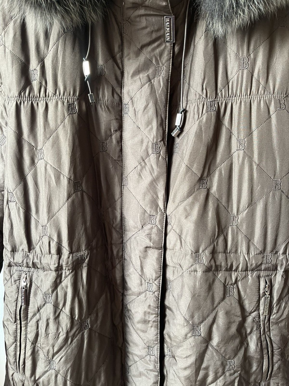 Balmain Vintage Balmain Fur Hoodie Jacket Size US XL / EU 56 / 4 - 8 Thumbnail