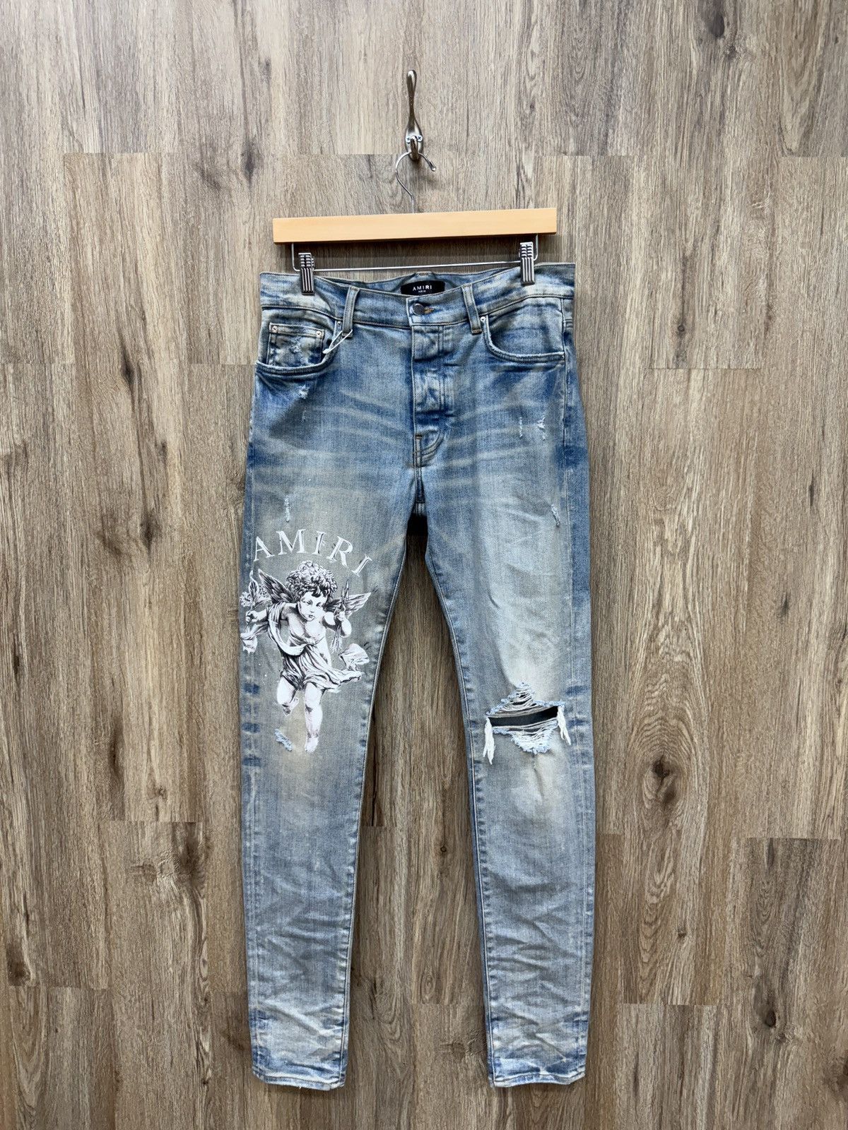 Amiri Amiri Cherbub Denim Jeans Size US 32 / EU 48 - 1 Thumbnail