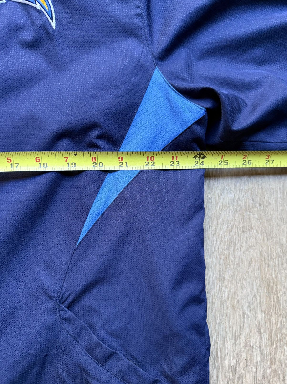 Reebok Vintage Reebok San Diego Chargers Hooded Zip Fleece Jacket Size US L / EU 52-54 / 3 - 4 Thumbnail