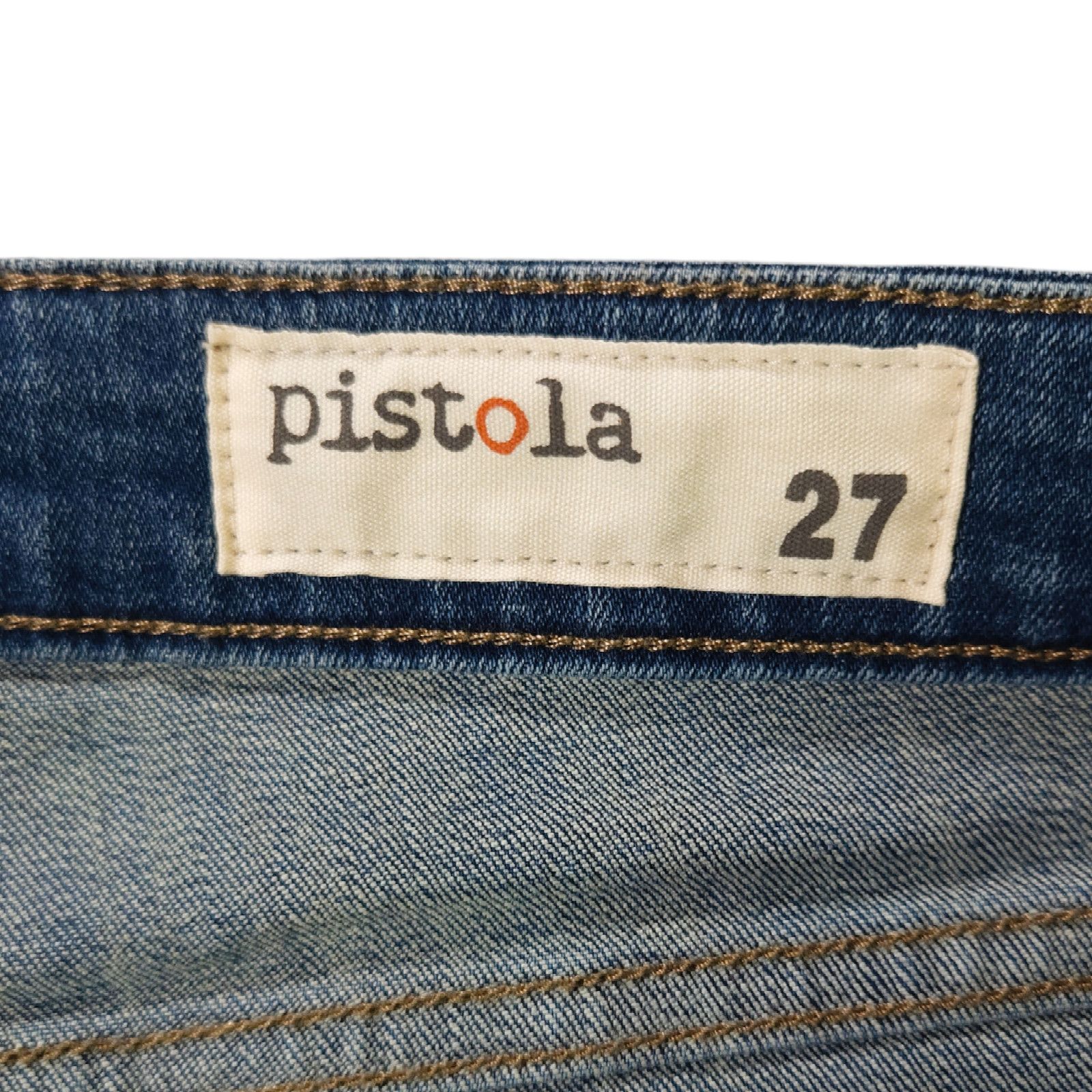 Pistola NWT Pistola Moto Zip Pocket Skinny Ankle Jeans Sz. 27x27 Size 27" / US 4 / IT 40 - 6 Thumbnail