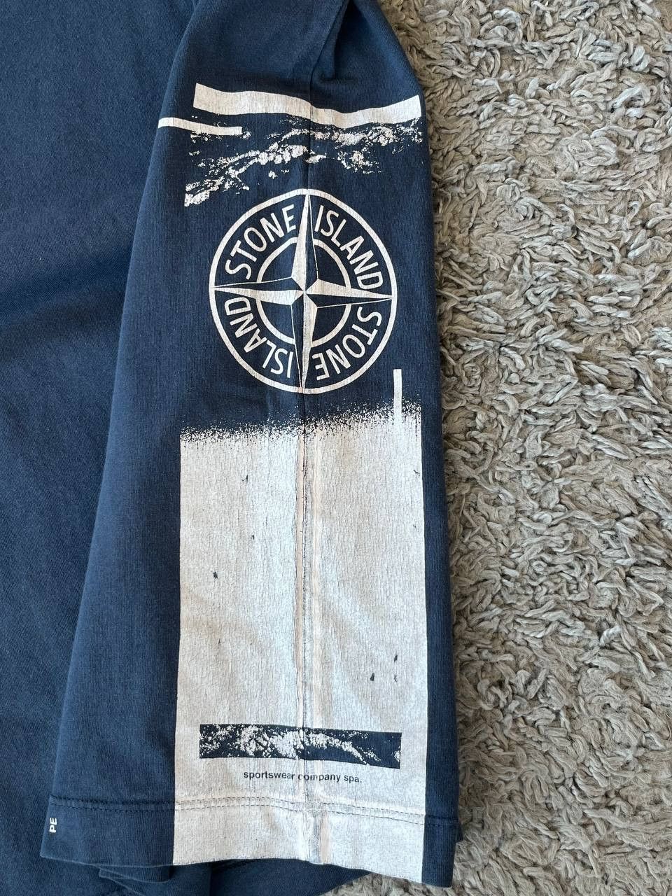 Stone Island STONE ISLAND Modern T-shirt Big Logo Blue Color size XL Size US XL / EU 56 / 4 - 6 Thumbnail