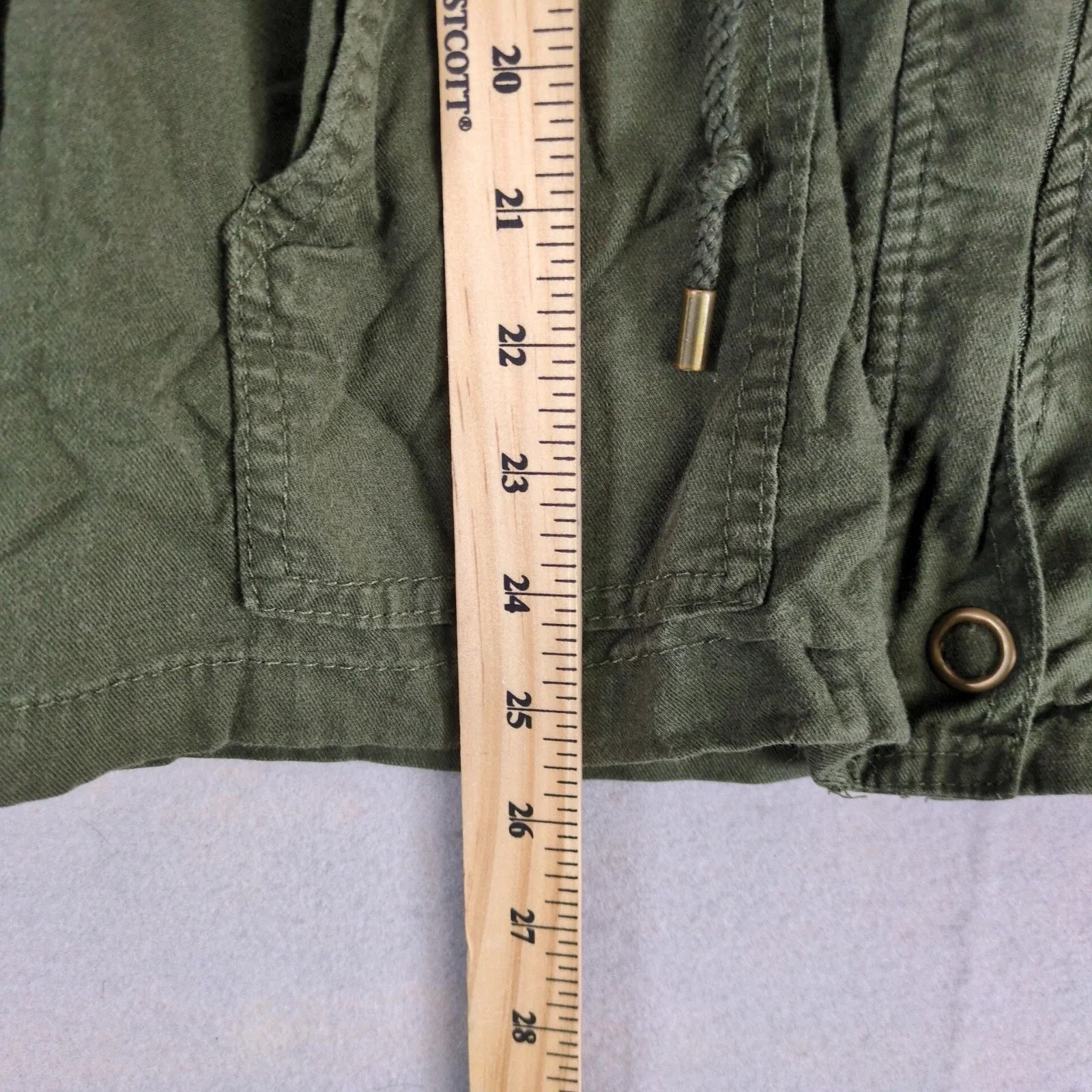 Other Vanity Full Zip Military Jacket Women's M Drawstring Waist Size M / US 6-8 / IT 42-44 - 7 Thumbnail