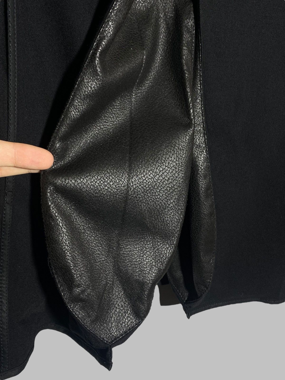 Annette Gortz Annette Gortz Black Designer Wool Cotton Blond Coat Jacket Size M / US 6-8 / IT 42-44 - 13 Thumbnail