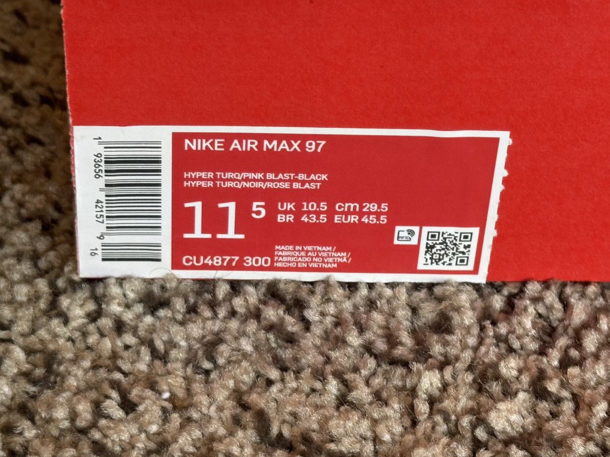 Nike Nike Air Max 97 South Beach Alternate Size US 11.5 / EU 44-45 - 9 Thumbnail