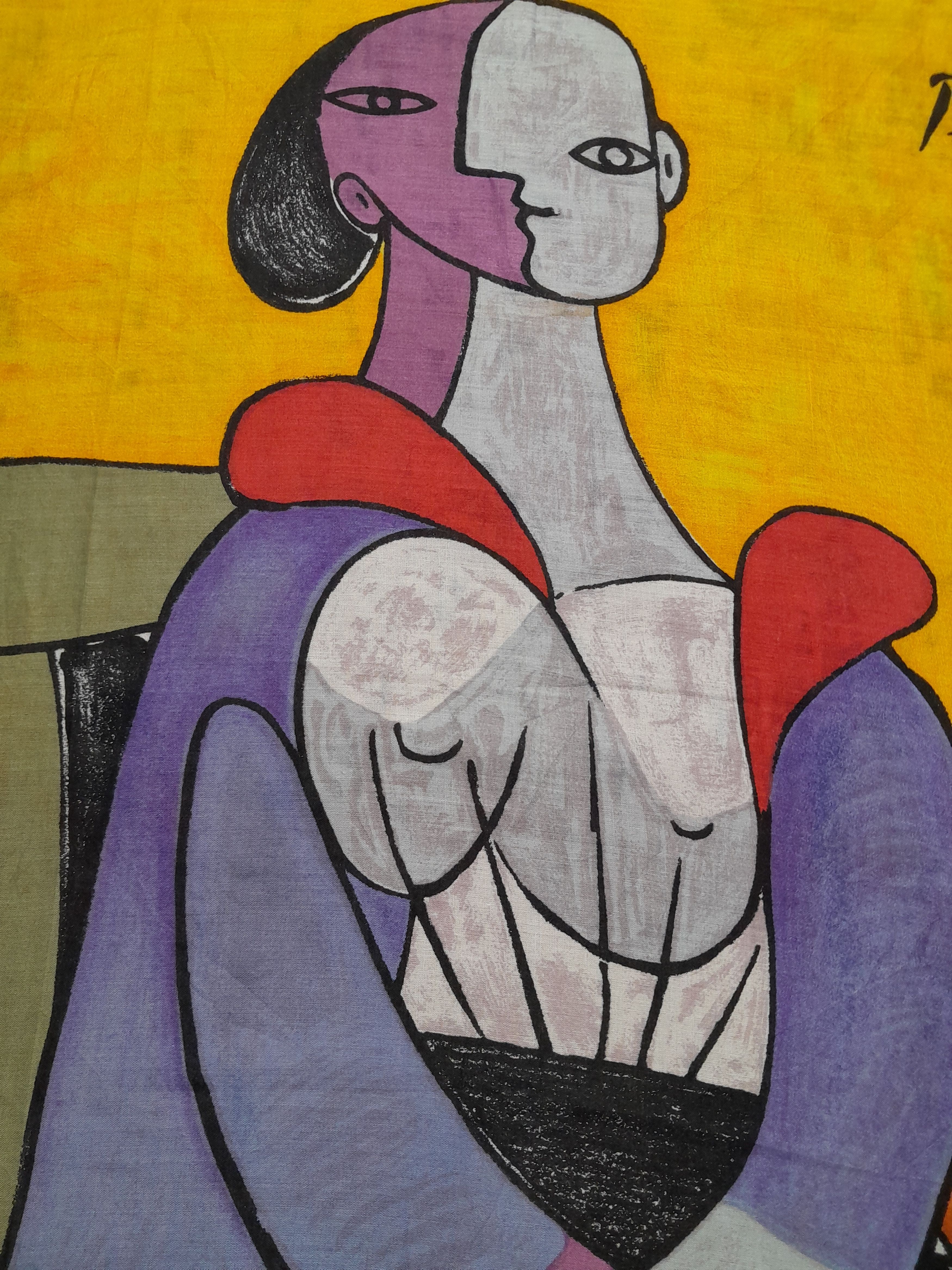 Vintage Pablo Picasso Bandana Size ONE SIZE - 4 Thumbnail