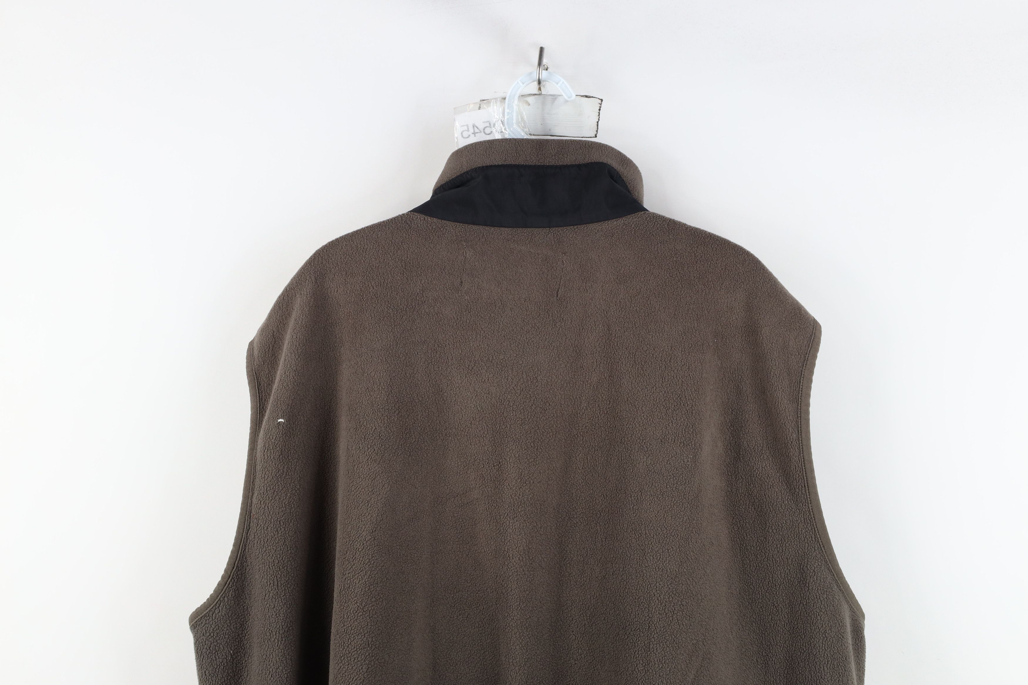 Lands' End × Vintage Vintage 90s Lands End Full Zip Fleece Vest Jacket Gray USA Size US XL / EU 56 / 4 - 13 Thumbnail
