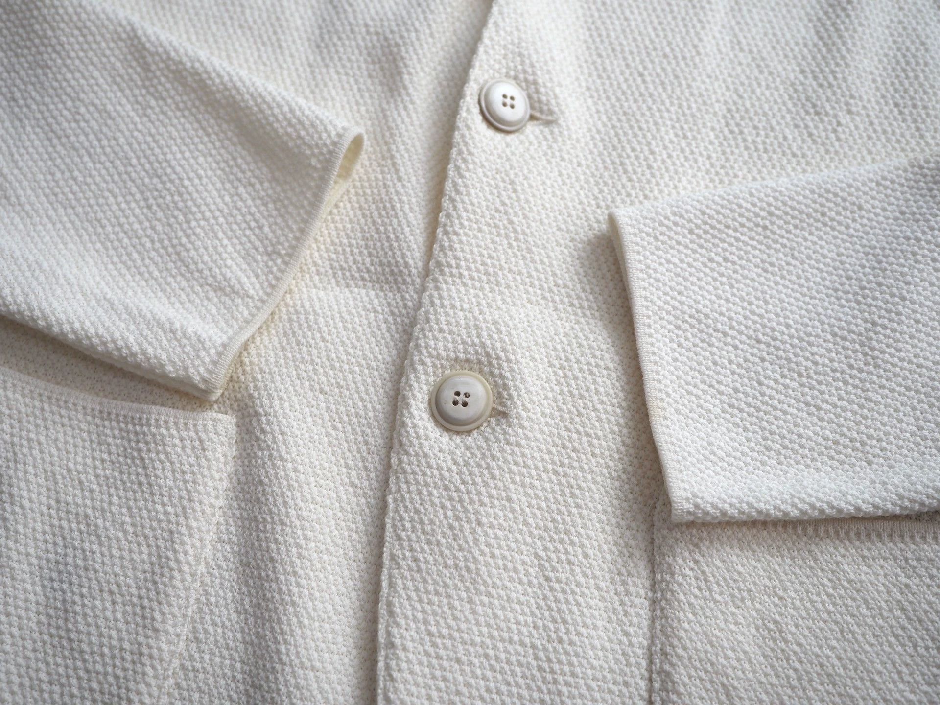 Lardini LARDINI Italian-made white chunky-knit handmade blazer Size 36R - 7 Thumbnail