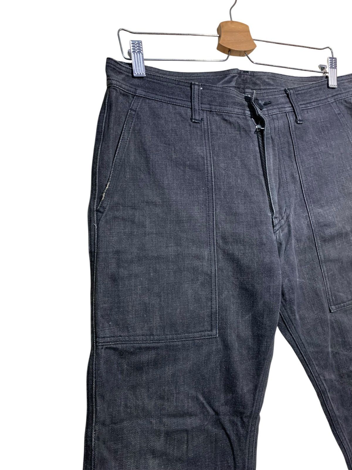 Comme des Garcons Homme 🔥VTG CdG HOMME DENIM BAKER PANT W33 Size US 33 - 3 Thumbnail