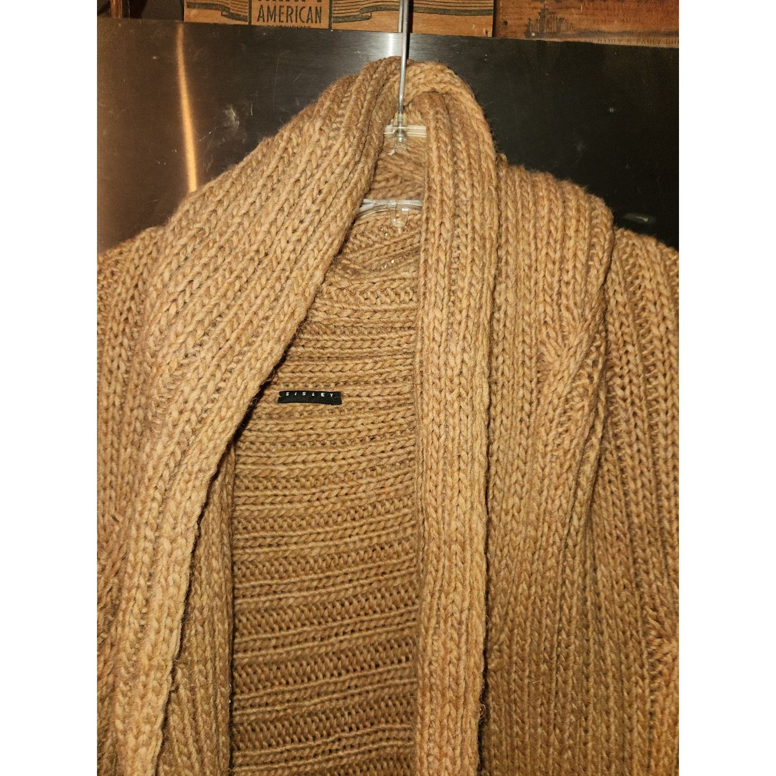 Sisley Sisley Women’s Wool-Blend Long Sweater Knit Made In Italy Size ONE SIZE - 2 Thumbnail