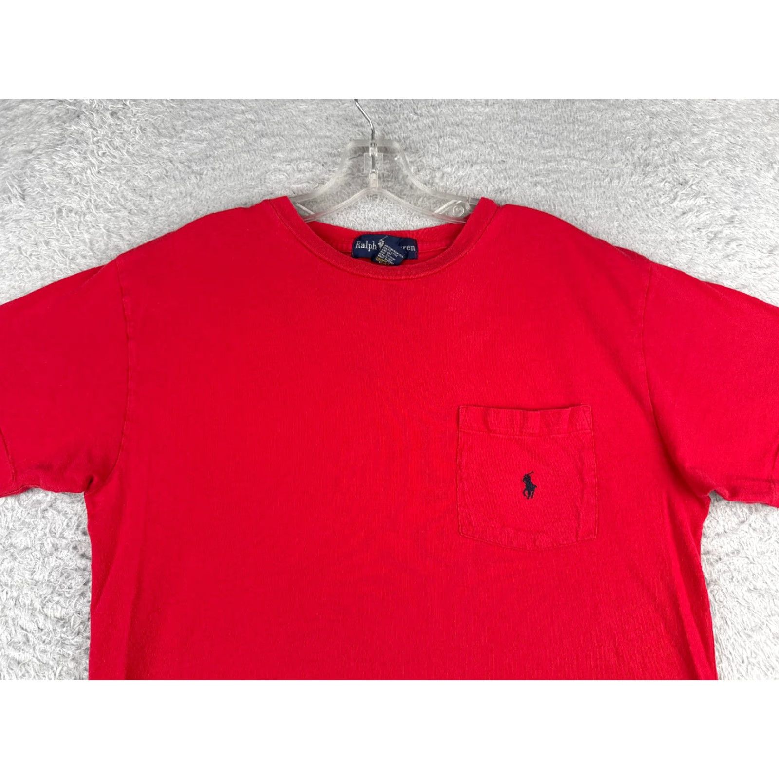 Ralph Lauren Polo Ralph Lauren Shirt Adult Medium Red Crew Neck Pocket Mens Size US M / EU 48-50 / 2 - 4 Thumbnail