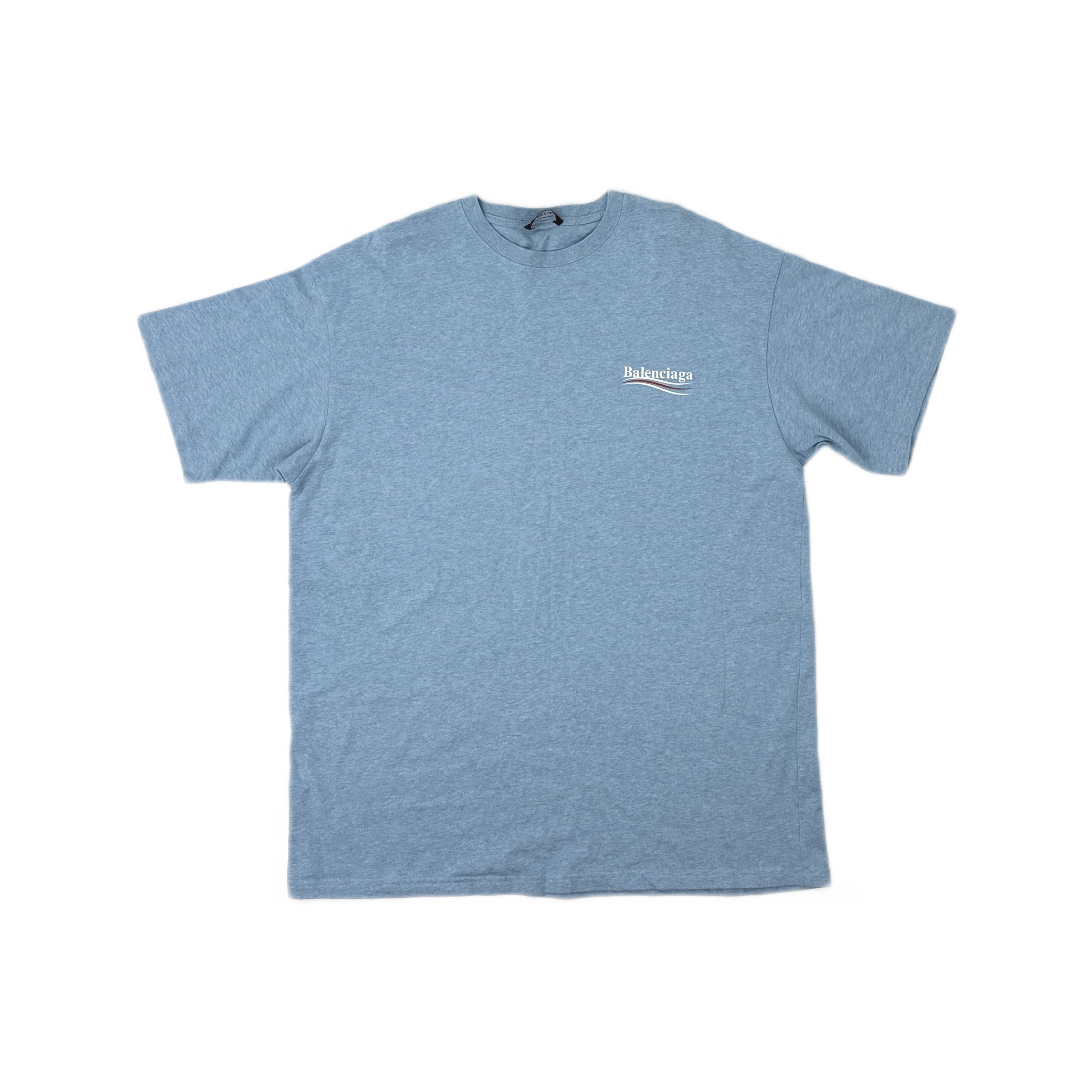 Balenciaga Balenciaga Wave Logo T-Shirt Size L Size US L / EU 52-54 / 3 - 1 Thumbnail