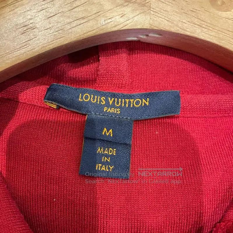 Louis Vuitton Louis Vuitton Red Cotton Jacket for Women . Size M / US 6-8 / IT 42-44 - 3 Thumbnail