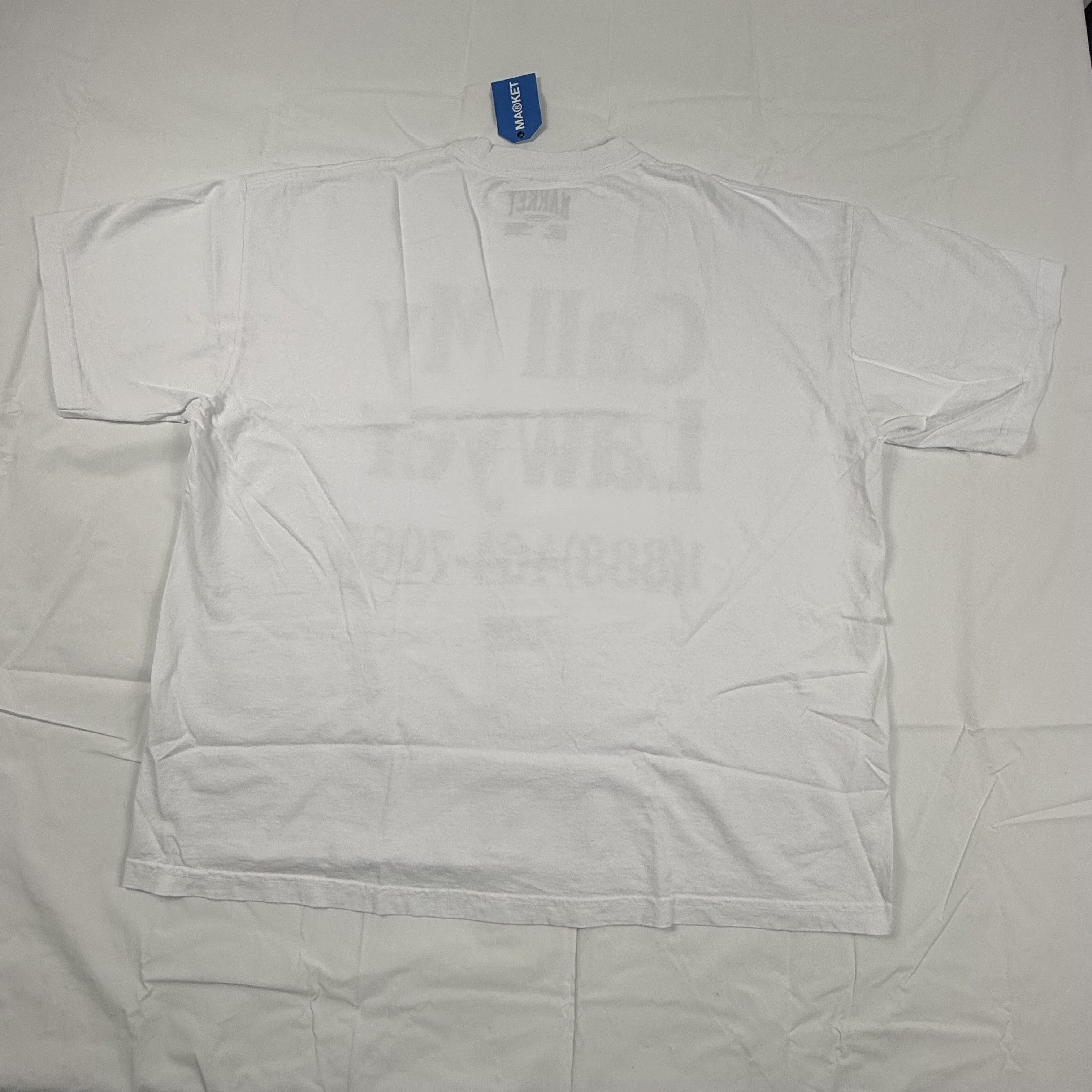 Market Market Call My Lawyer Graphic T-Shirt White Mens XXL New Size US XXL / EU 58 / 5 - 3 Thumbnail