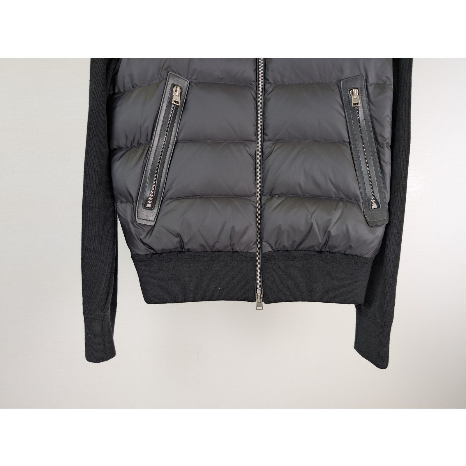 Tom Ford o1rshd1 CC20 Media Puffer Front Merino Wool Cardigan Jacket Size US M / EU 48-50 / 2 - 4 Thumbnail