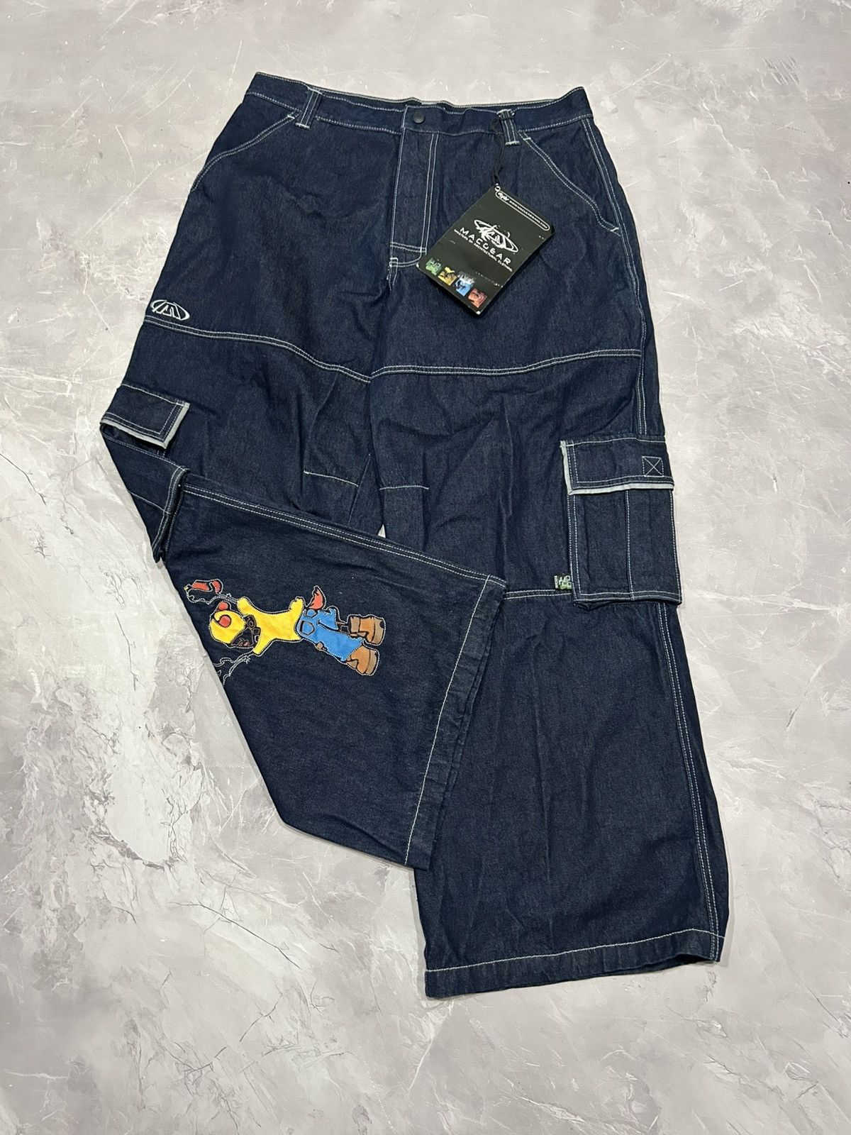 Hysteric Glamour Vintage Rare Macgear Rap Baggy Cargo Denim jeans Size US 38 / EU 54 - 1 Thumbnail